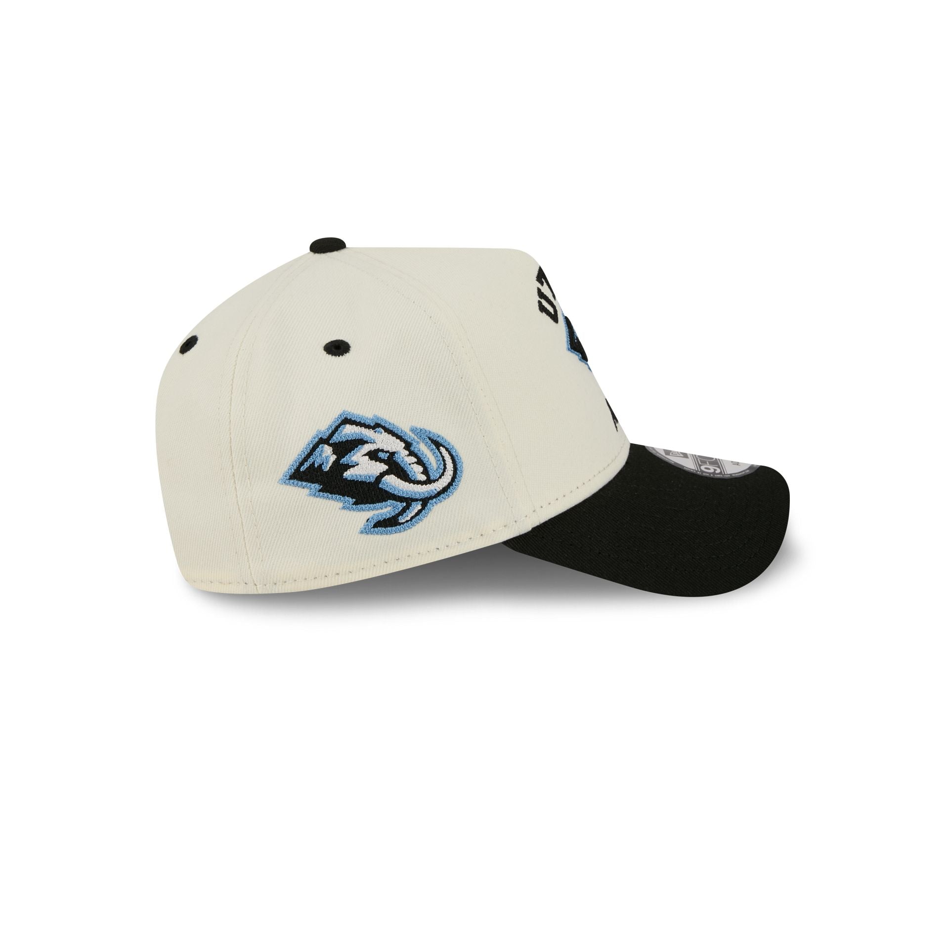 Utah Mammoth Chrome White Arched 9FORTY A-Frame Snapback Hat - Image 4