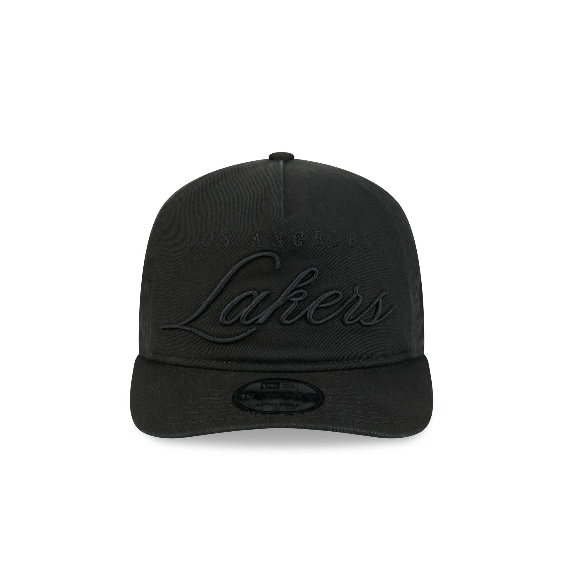 Los Angeles Lakers All Black Scripted 19TWENTY Adjustable Hat - Image 2