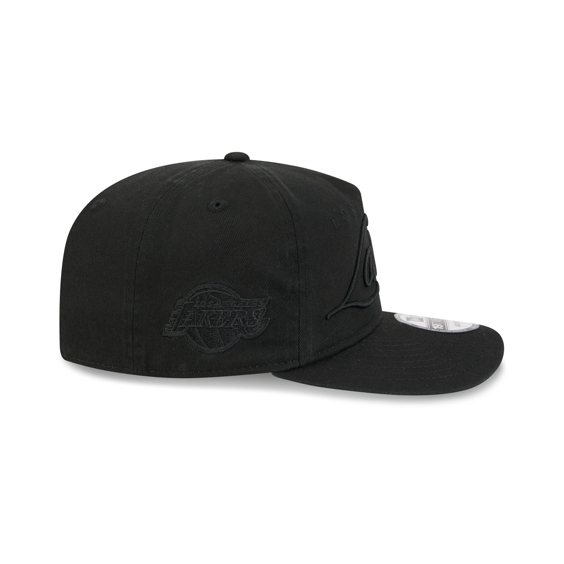 Los Angeles Lakers All Black Scripted 19TWENTY Adjustable Hat - Image 4