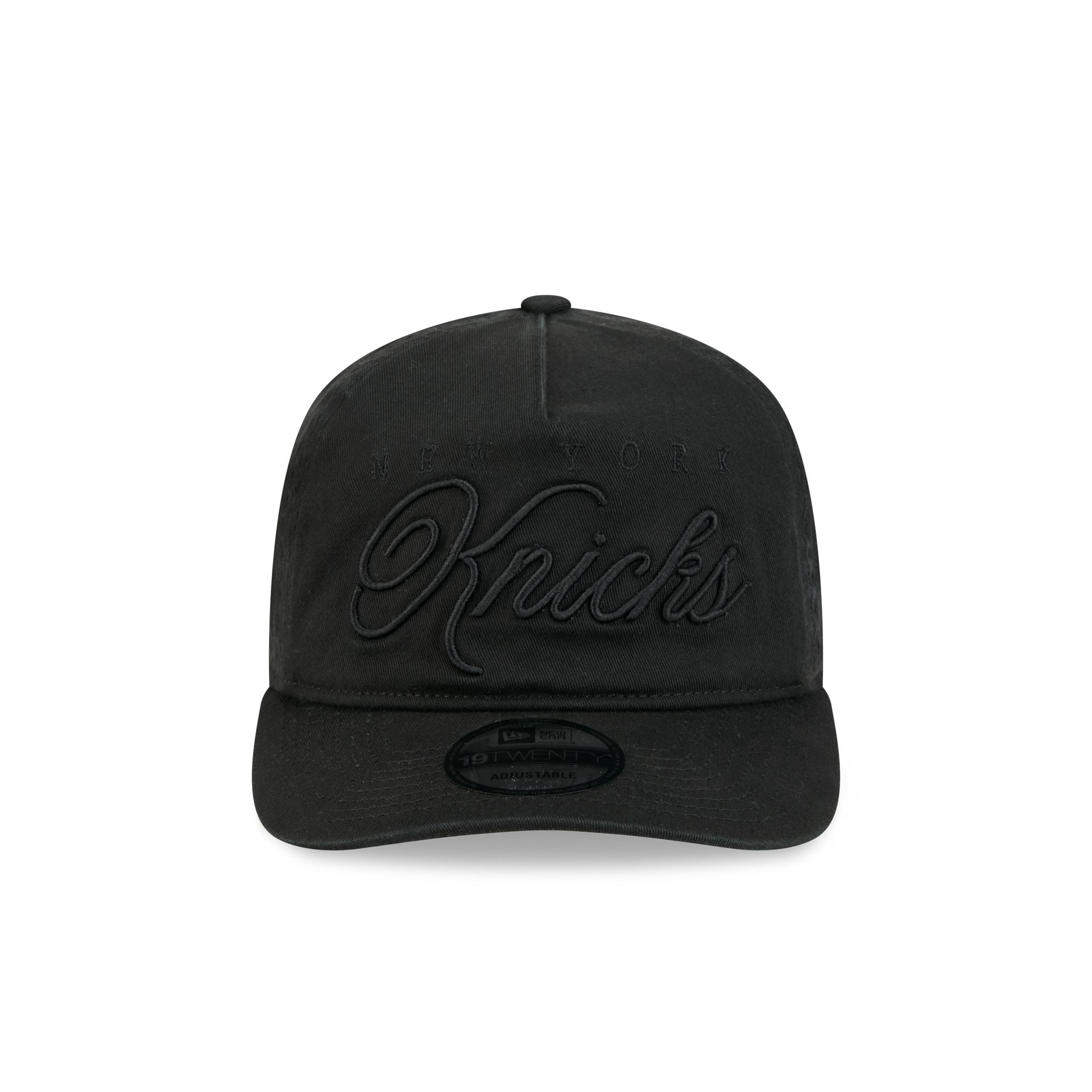 New York Knicks All Black Scripted 19TWENTY Adjustable Hat - Image 2