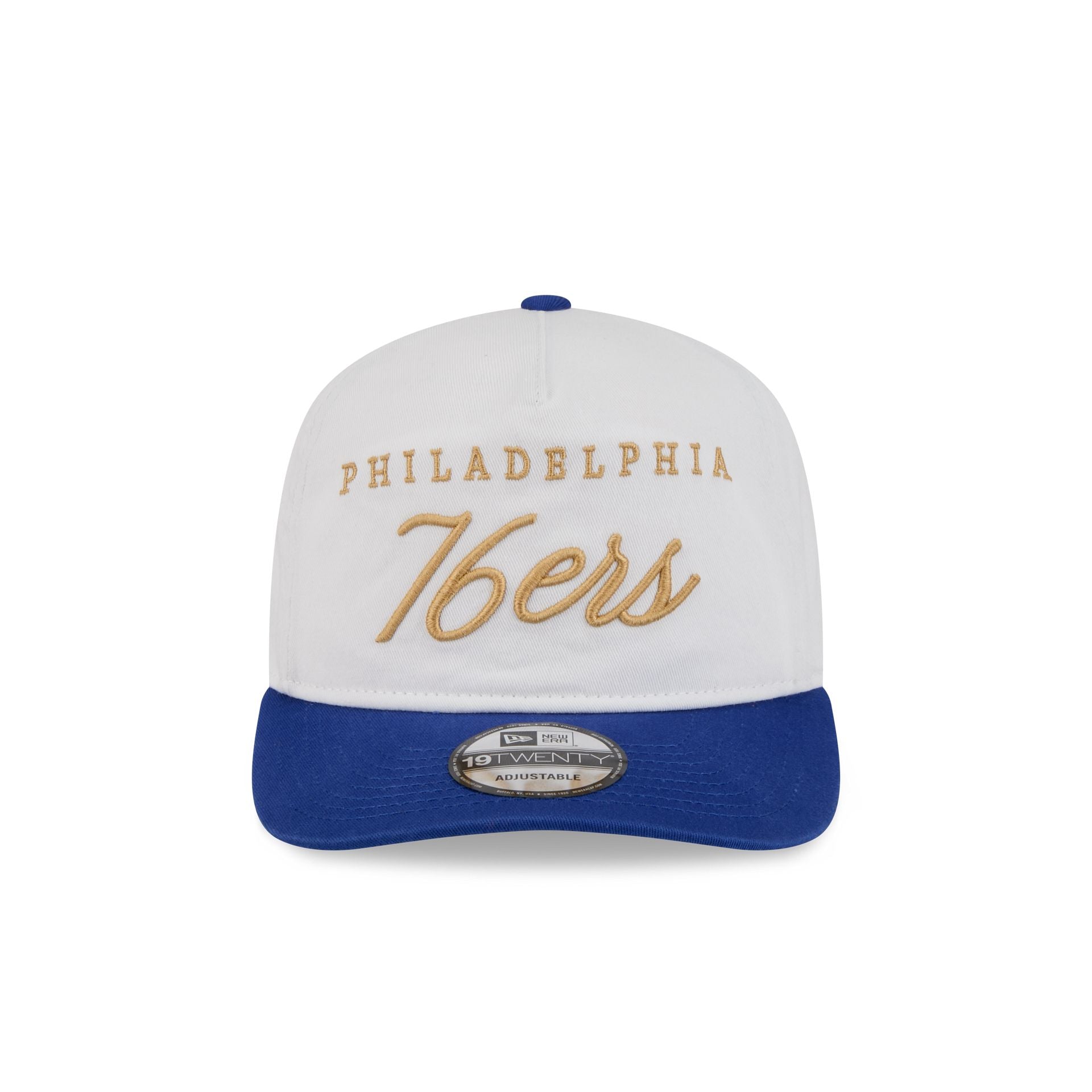 Philadelphia 76ers Gold Scripted 19TWENTY Adjustable Hat - Image 2