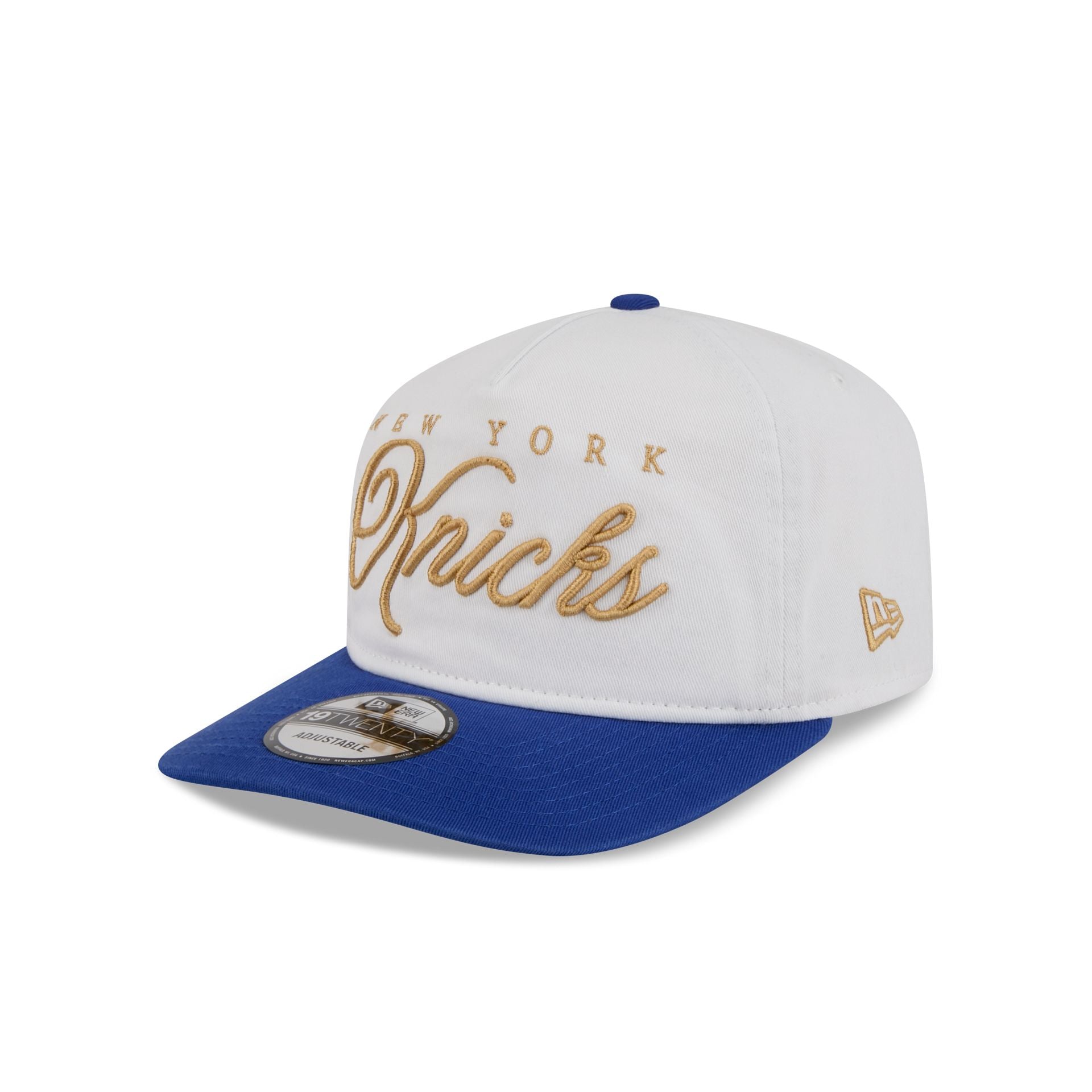New York Knicks Gold Scripted 19TWENTY Adjustable Hat - Image 3