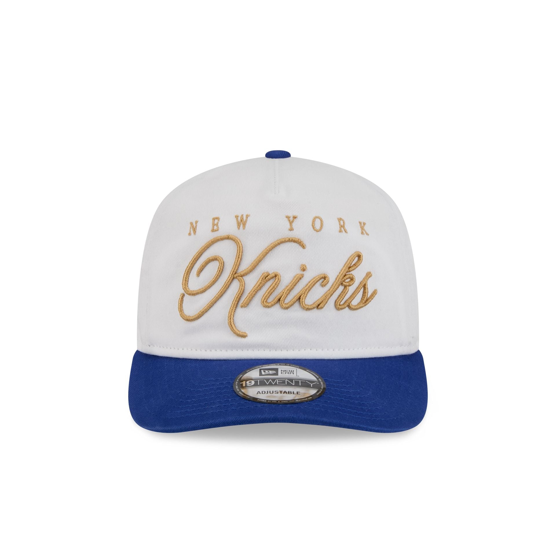 New York Knicks Gold Scripted 19TWENTY Adjustable Hat - Image 2