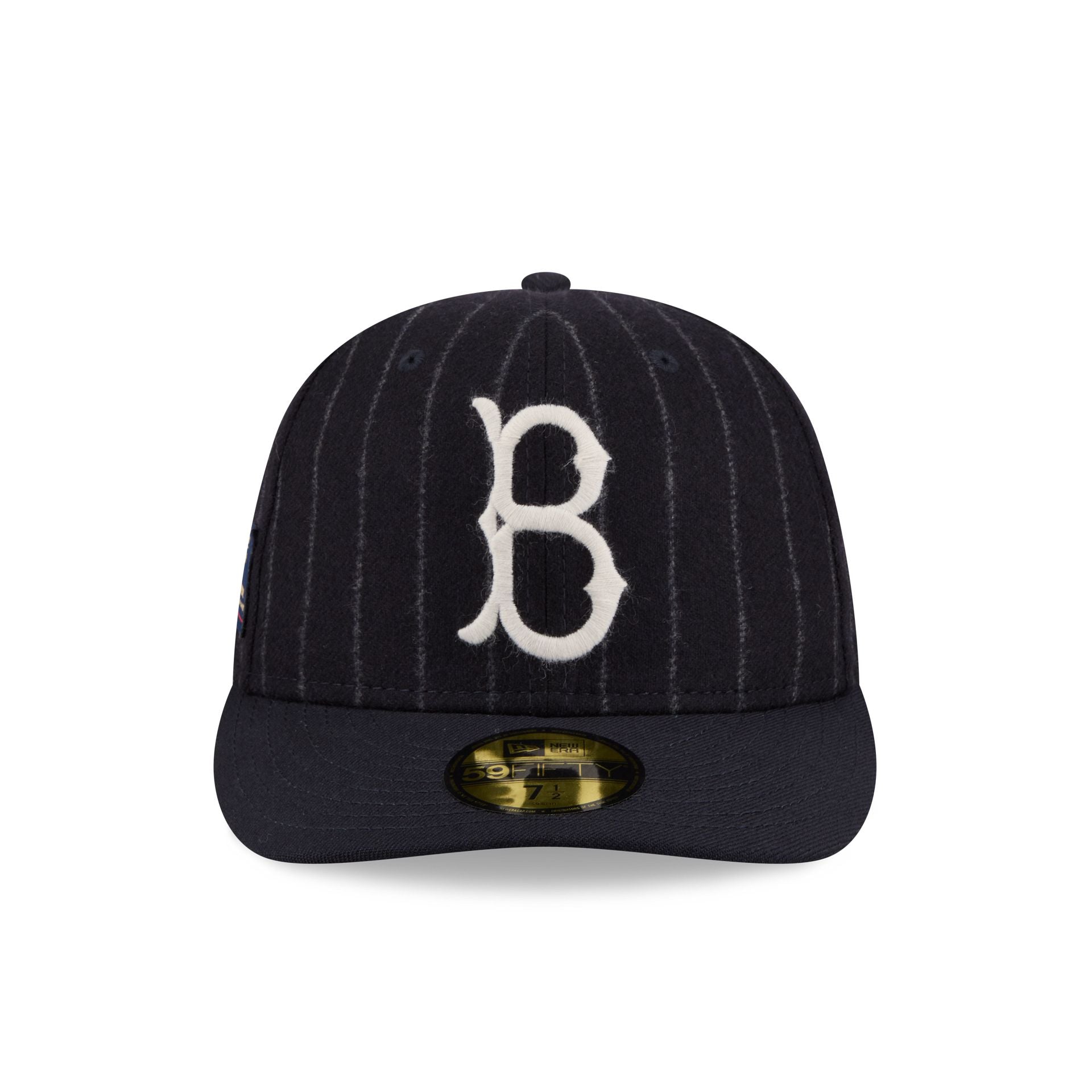 Brooklyn Dodgers Pinstripe Merino & Cashmere Moon 59FIFTY Fitted Hat - Image 2