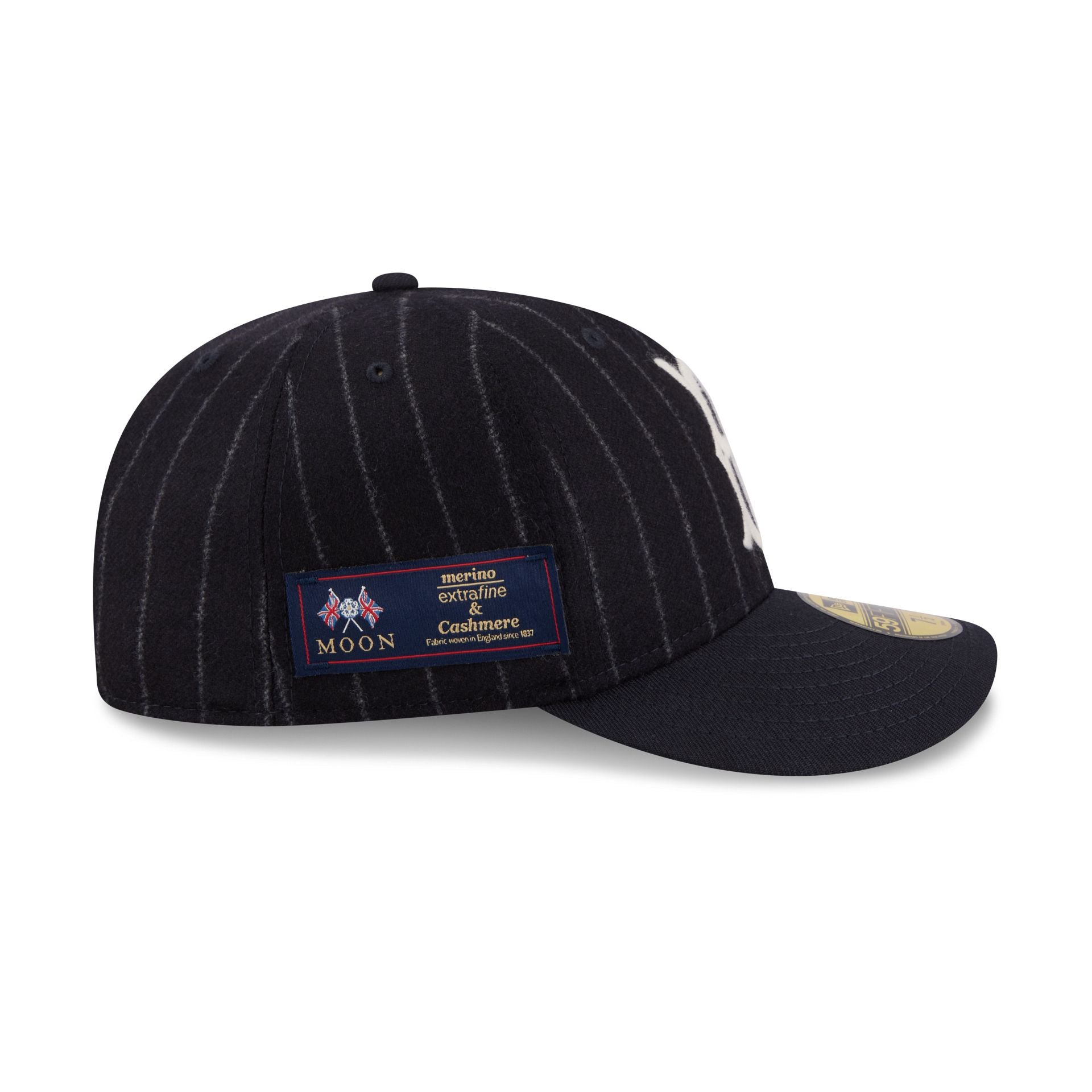 Brooklyn Dodgers Pinstripe Merino & Cashmere Moon 59FIFTY Fitted Hat - Image 4
