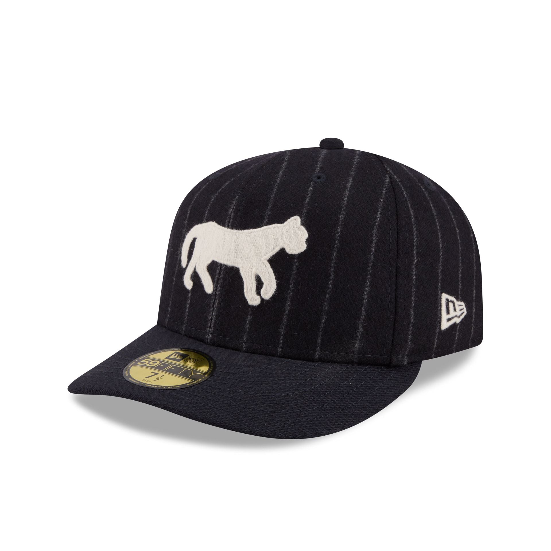 Detroit Tigers Pinstripe Merino & Cashmere Moon 59FIFTY Fitted Hat - Image 3