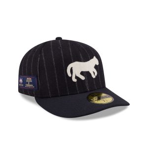 Detroit Tigers Pinstripe Merino & Cashmere Moon 59FIFTY Fitted Hat