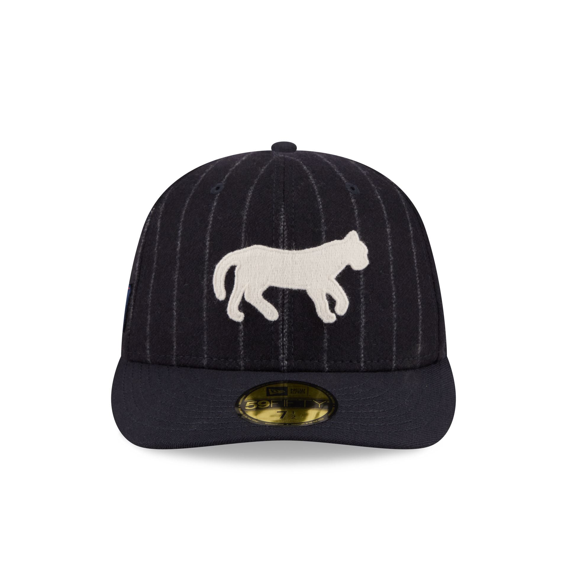 Detroit Tigers Pinstripe Merino & Cashmere Moon 59FIFTY Fitted Hat - Image 2