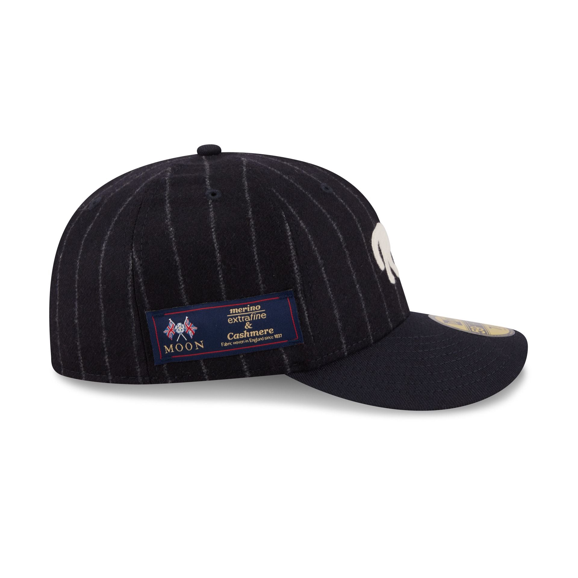 Detroit Tigers Pinstripe Merino & Cashmere Moon 59FIFTY Fitted Hat - Image 4