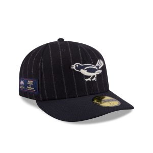 Baltimore Orioles Pinstripe Merino & Cashmere Moon 59FIFTY Fitted Hat