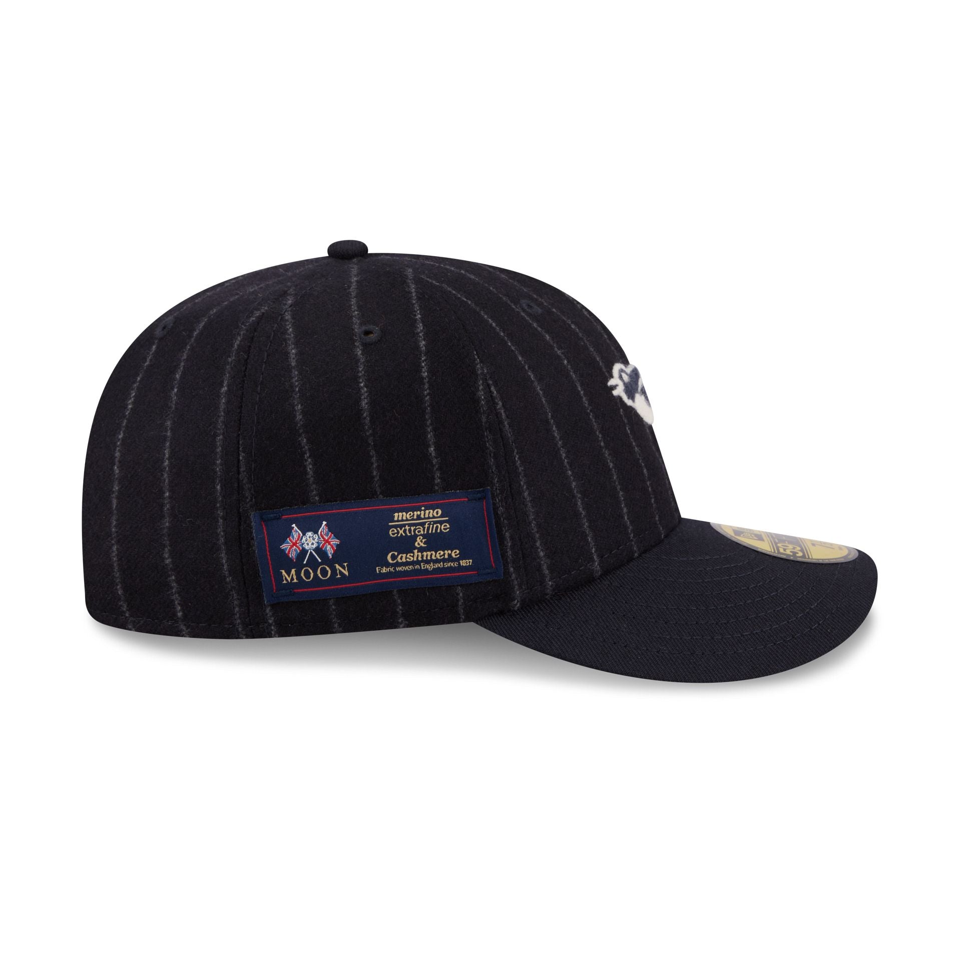 Baltimore Orioles Pinstripe Merino & Cashmere Moon 59FIFTY Fitted Hat - Image 4