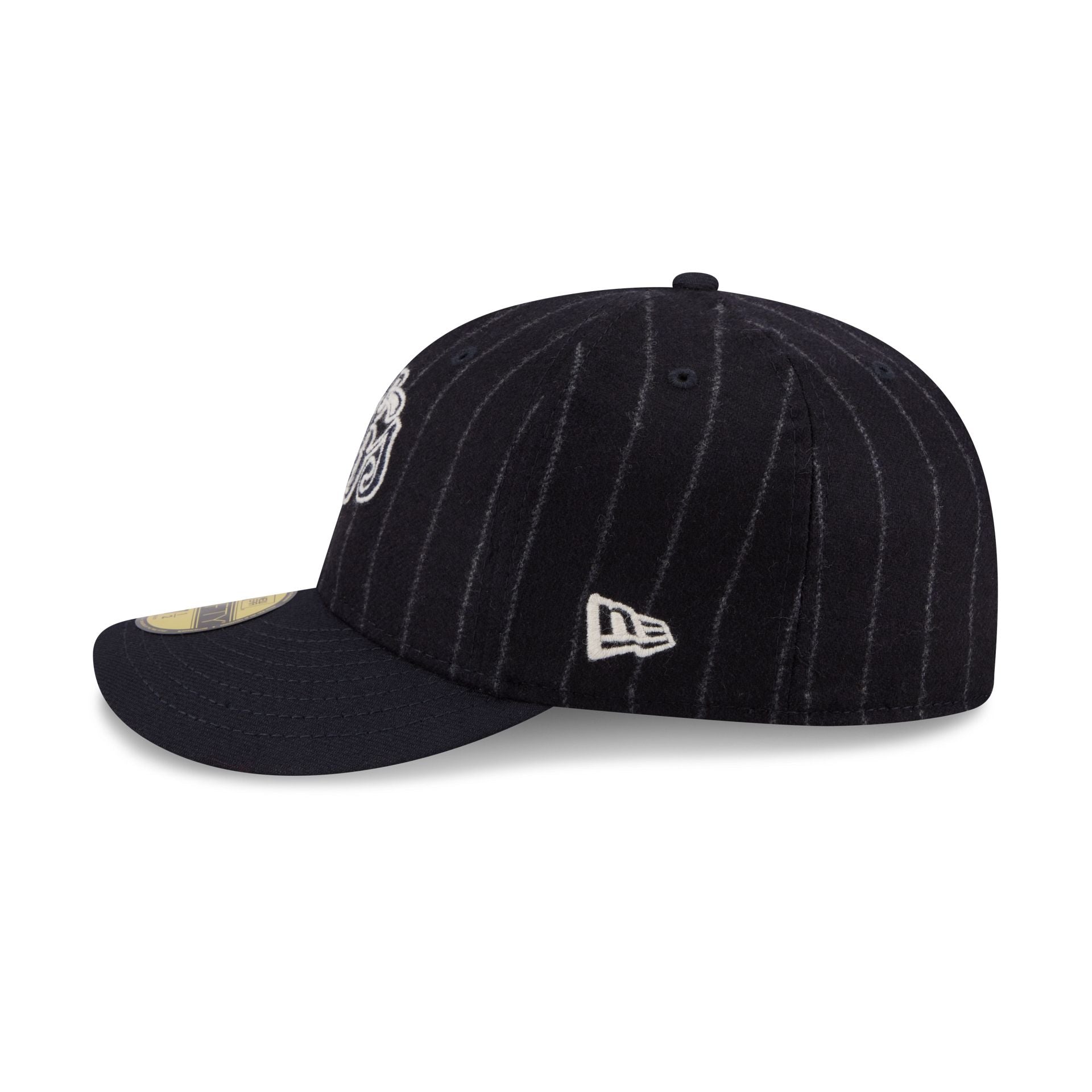 Chicago Cubs Pinstripe Merino & Cashmere Moon 59FIFTY Fitted Hat - Image 5