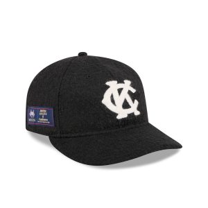 Kansas City Monarchs Navy Merino & Cashmere Moon Retro Crown 9FIFTY Ad