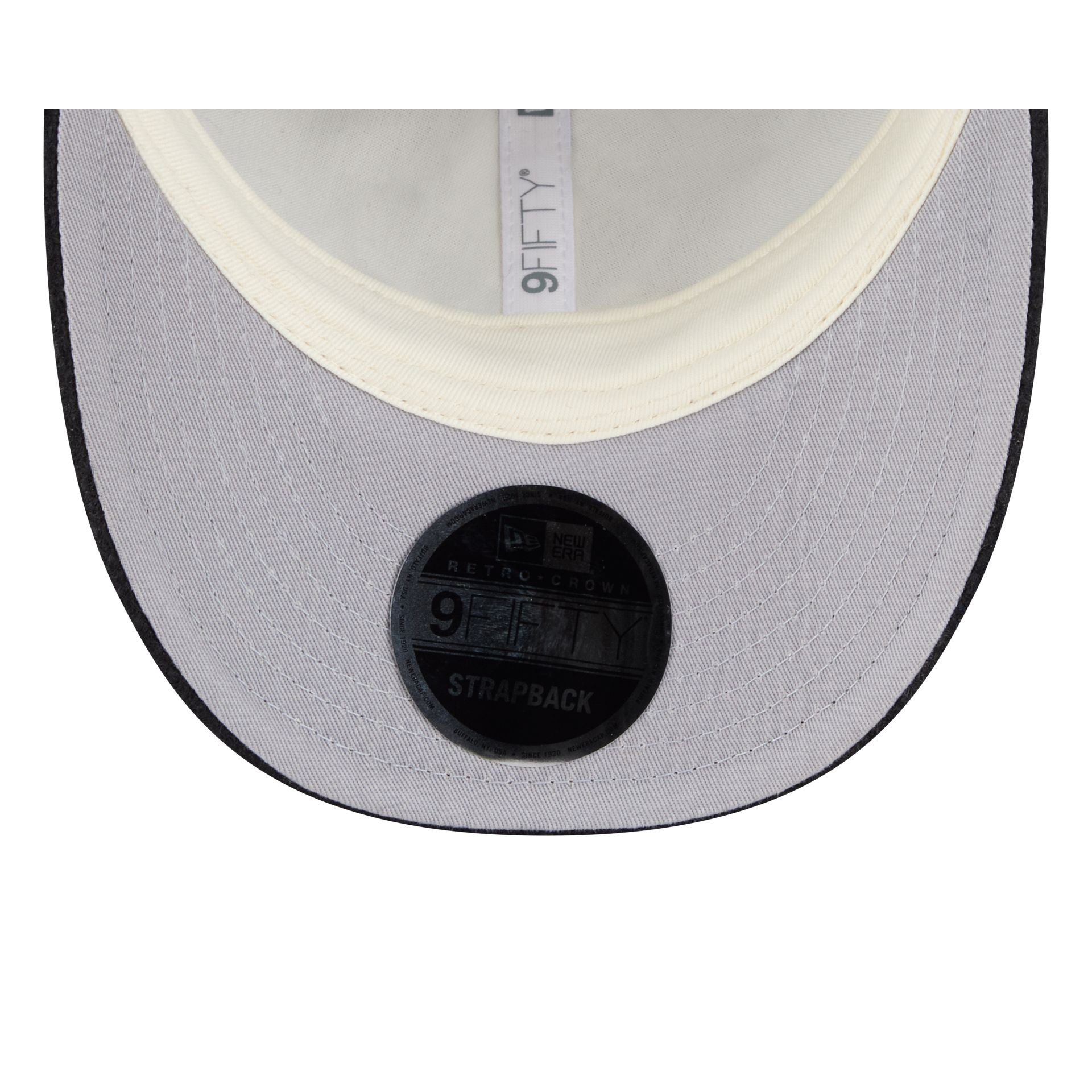 Atlanta Braves Navy Merino & Cashmere Moon Retro Crown 9FIFTY Adjustab - Image 7