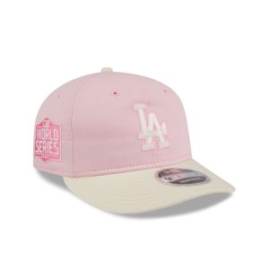 Los Angeles Dodgers Light Pink Retro Crown 9FIFTY Snapback Hat