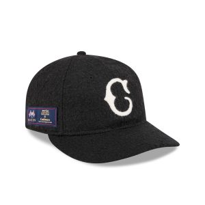 Cincinnati Reds Navy Merino & Cashmere Moon Retro Crown 9FIFTY Adjusta