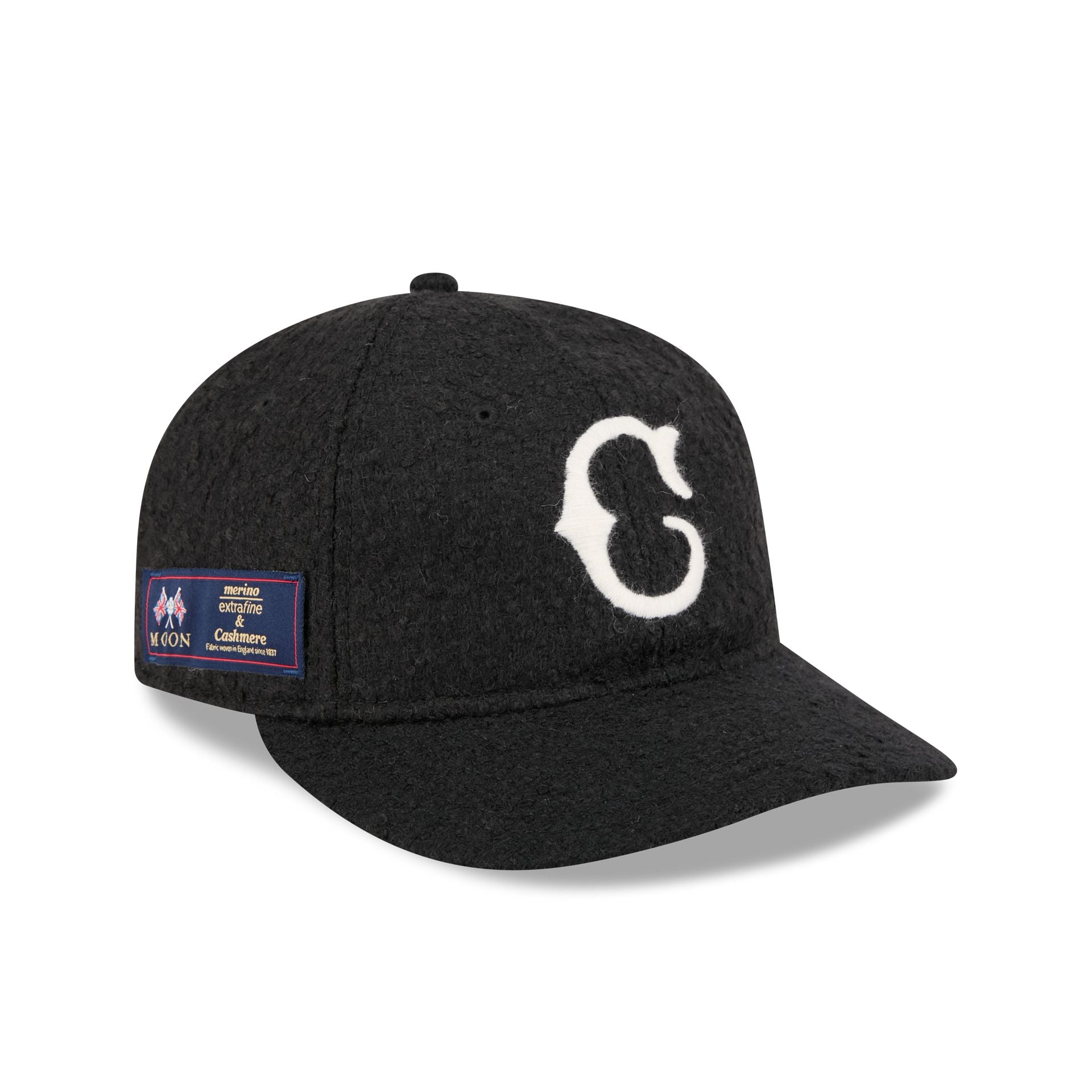 Cincinnati Reds Navy Merino & Cashmere Moon Retro Crown 9FIFTY Adjusta