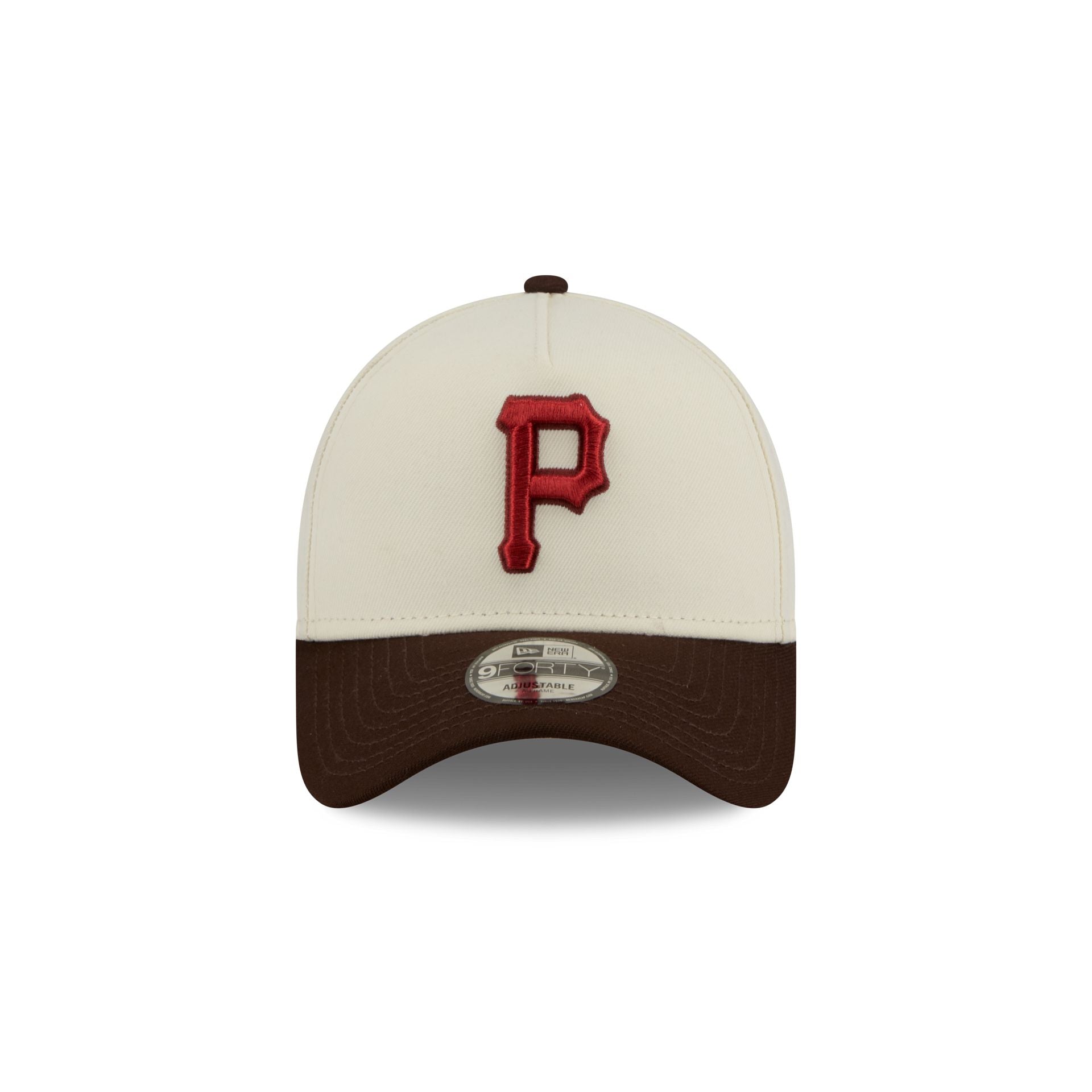 Pittsburgh Pirates City Script 9FORTY A-Frame Snapback Hat - Image 2