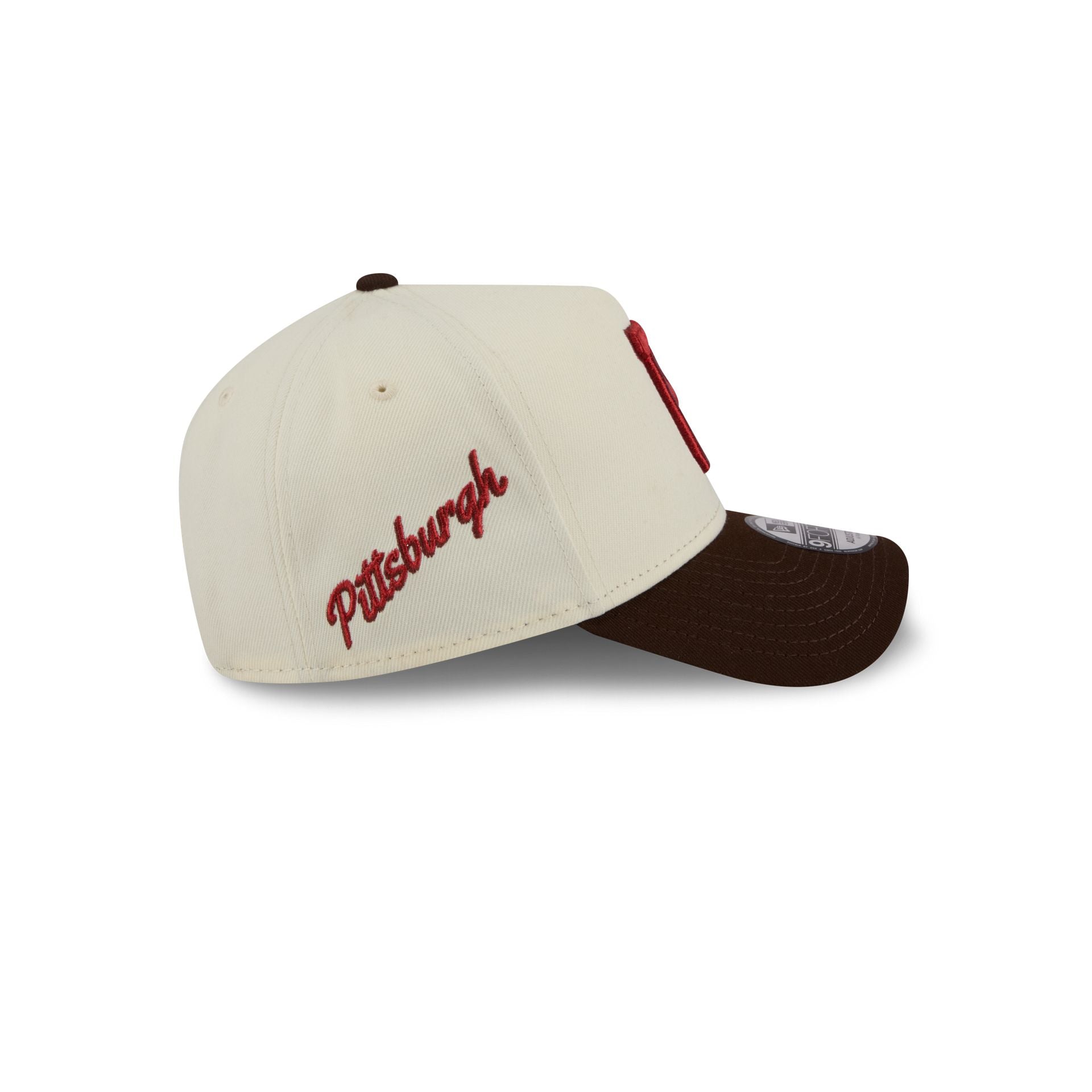 Pittsburgh Pirates City Script 9FORTY A-Frame Snapback Hat - Image 4