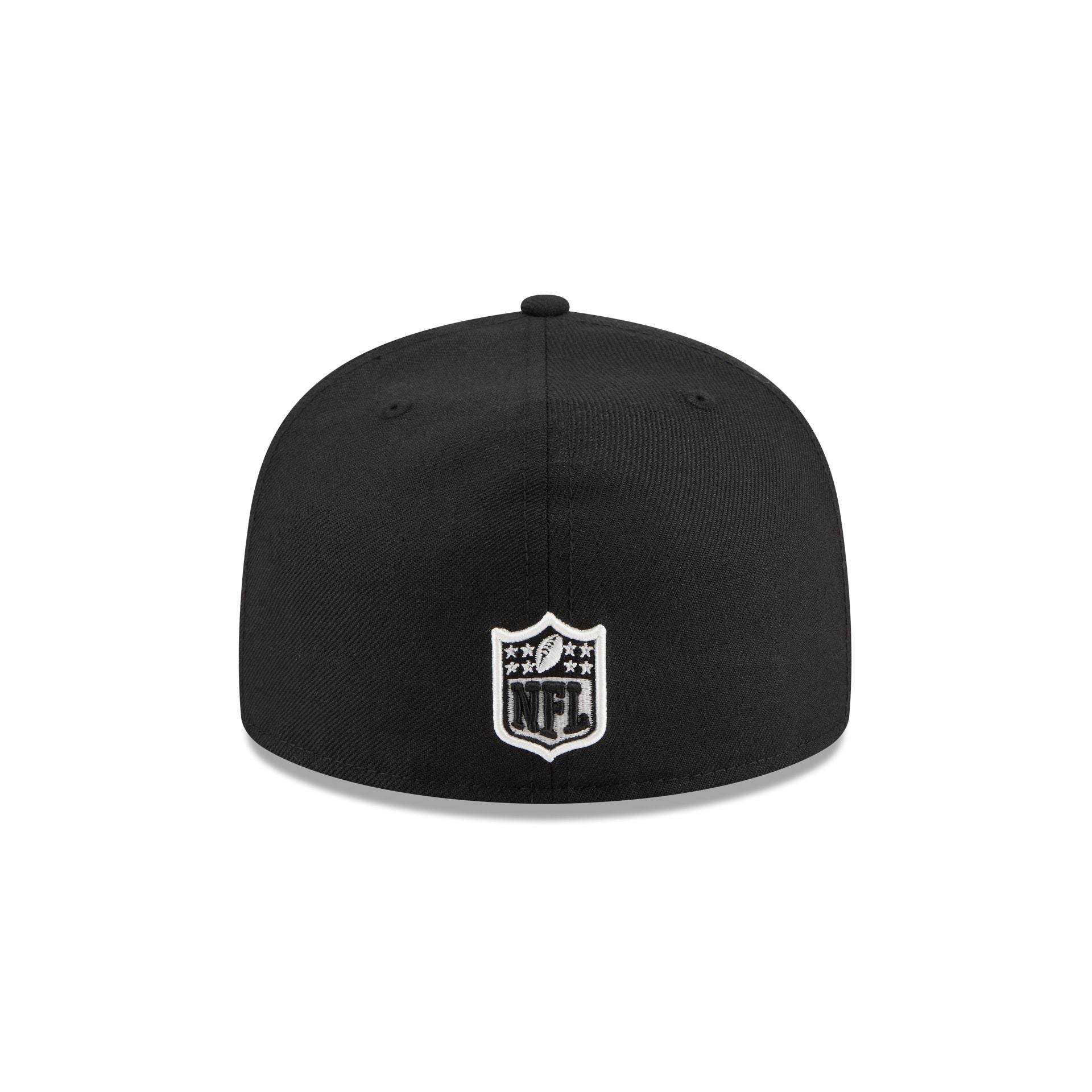 Just Caps Chiseled Logo Los Angeles Rams 59FIFTY A-Frame Fitted Hat - Image 6