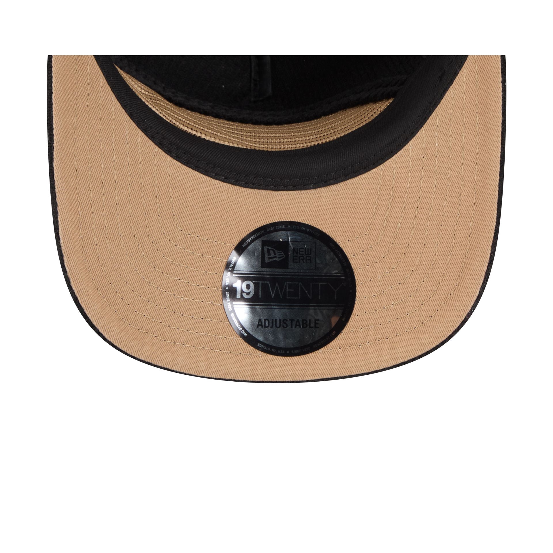 New Era Cap Corduroy Black 19TWENTY Adjustable Hat - Image 7