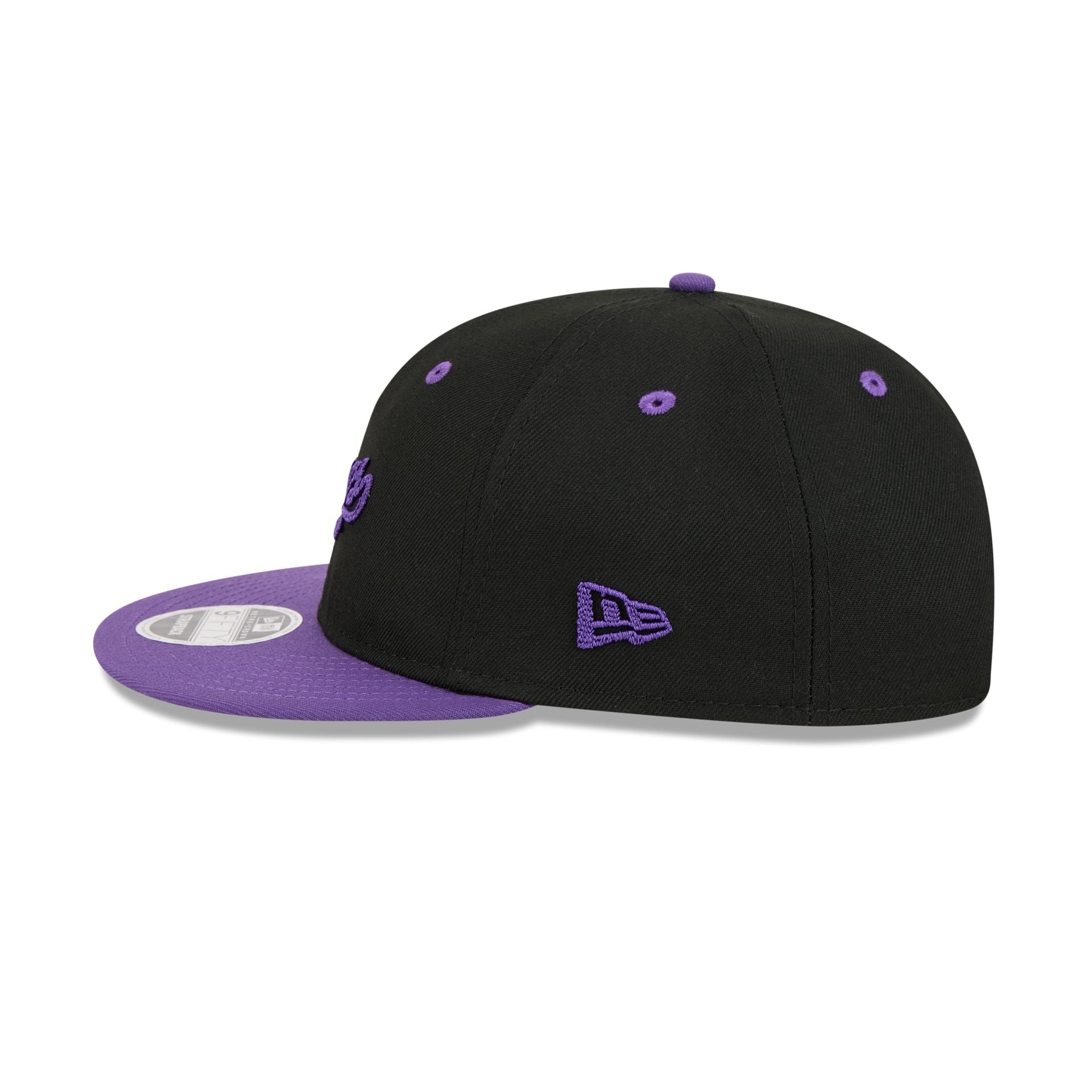 Sacramento Kings Chainstitch Script Retro Crown 9FIFTY Snapback Hat - Image 5