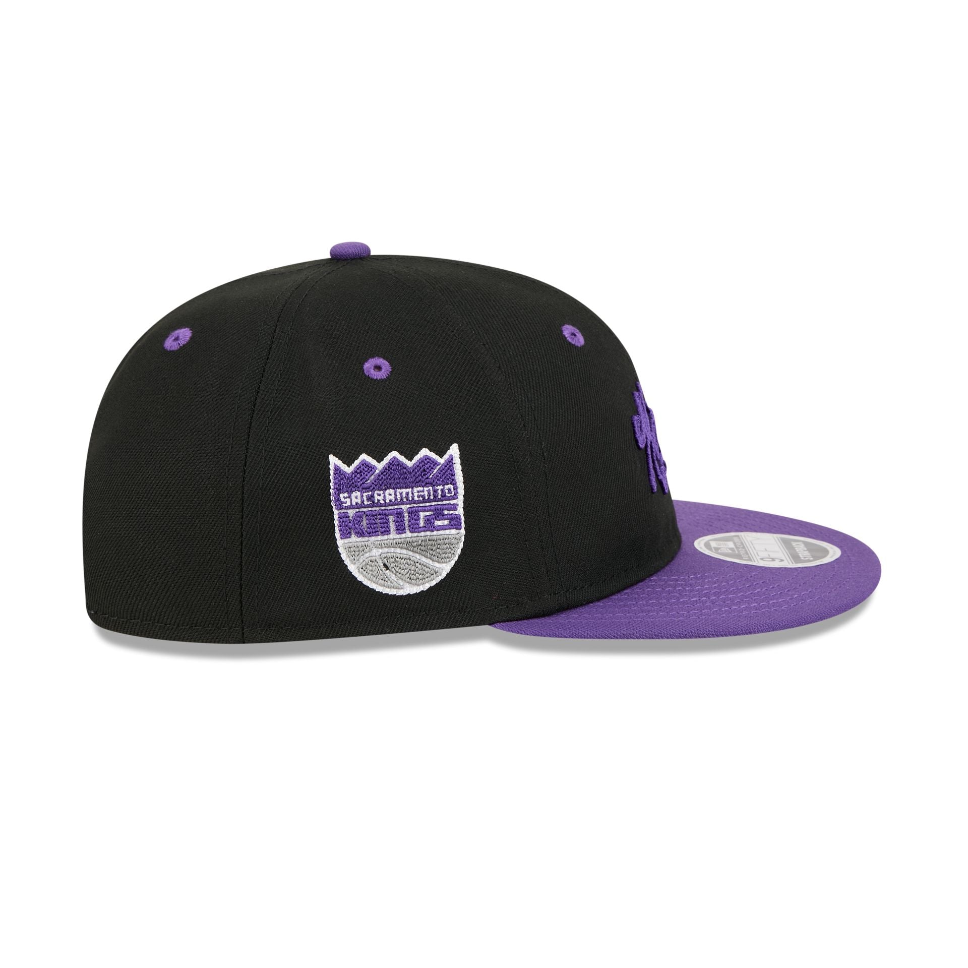 Sacramento Kings Chainstitch Script Retro Crown 9FIFTY Snapback Hat - Image 4