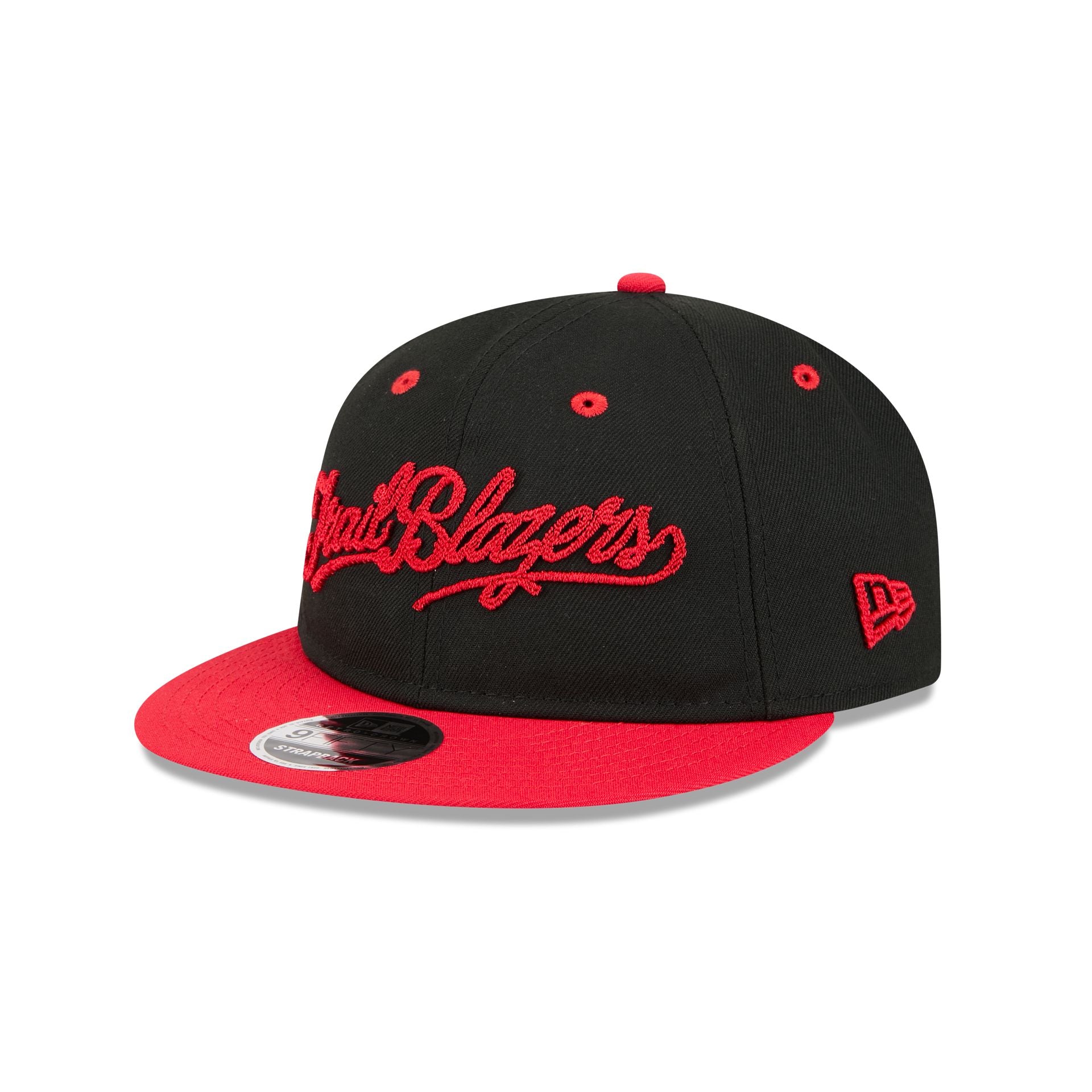 Portland Trail Blazers Chainstitch Script Retro Crown 9FIFTY Snapback Hat - Image 3