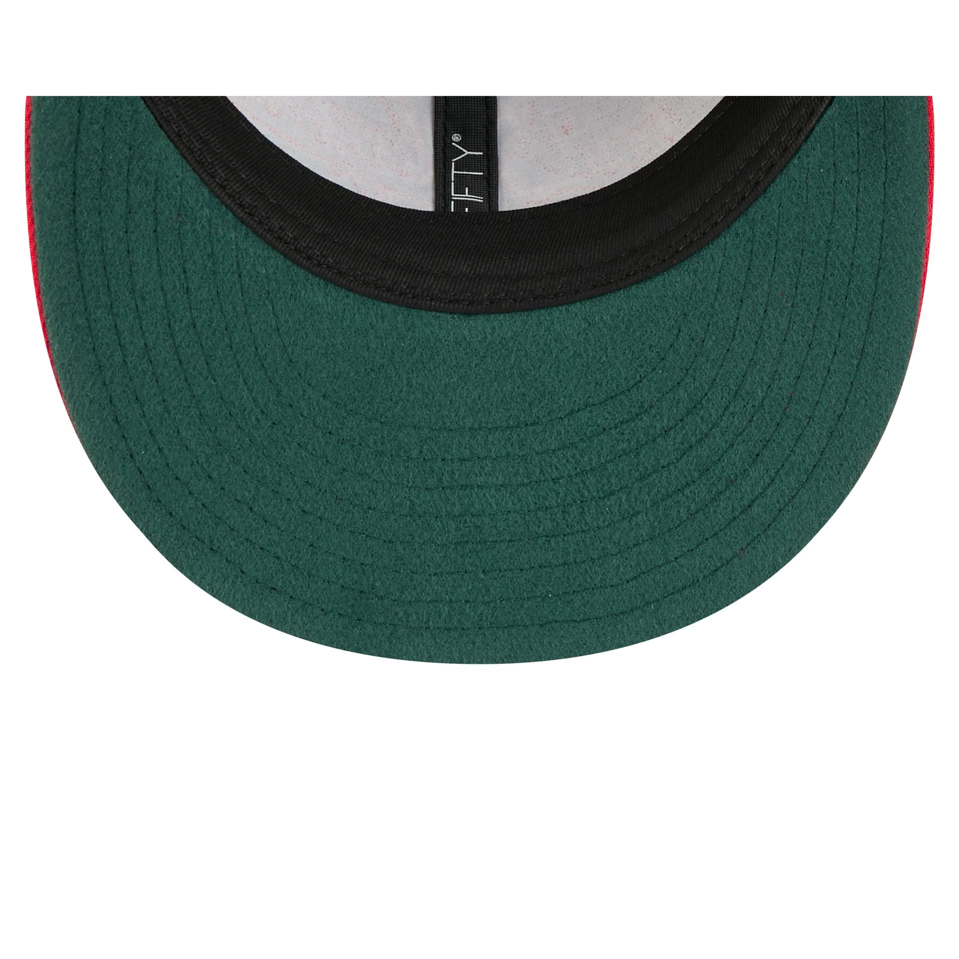 Portland Trail Blazers Chainstitch Script Retro Crown 9FIFTY Snapback Hat - Image 7