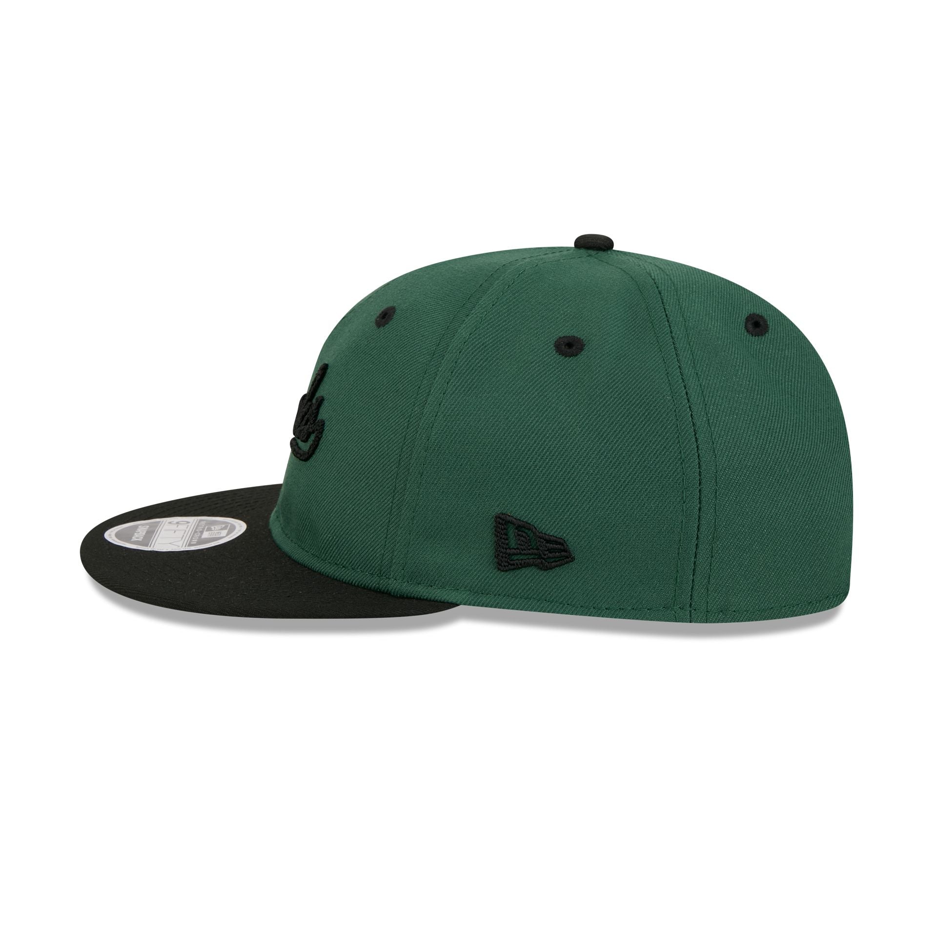 Milwaukee Bucks Chainstitch Script Retro Crown 9FIFTY Snapback Hat - Image 5