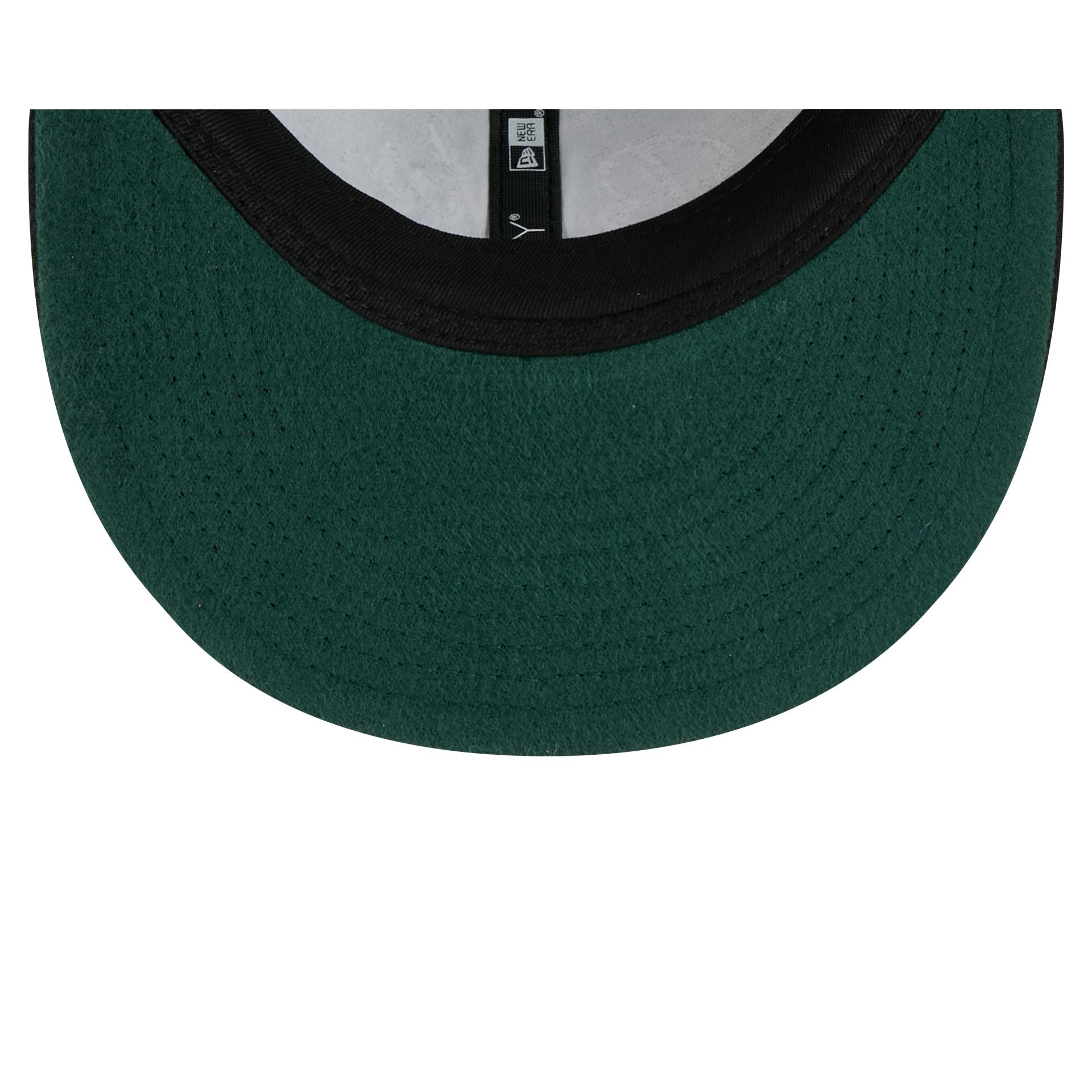 Milwaukee Bucks Chainstitch Script Retro Crown 9FIFTY Snapback Hat - Image 7