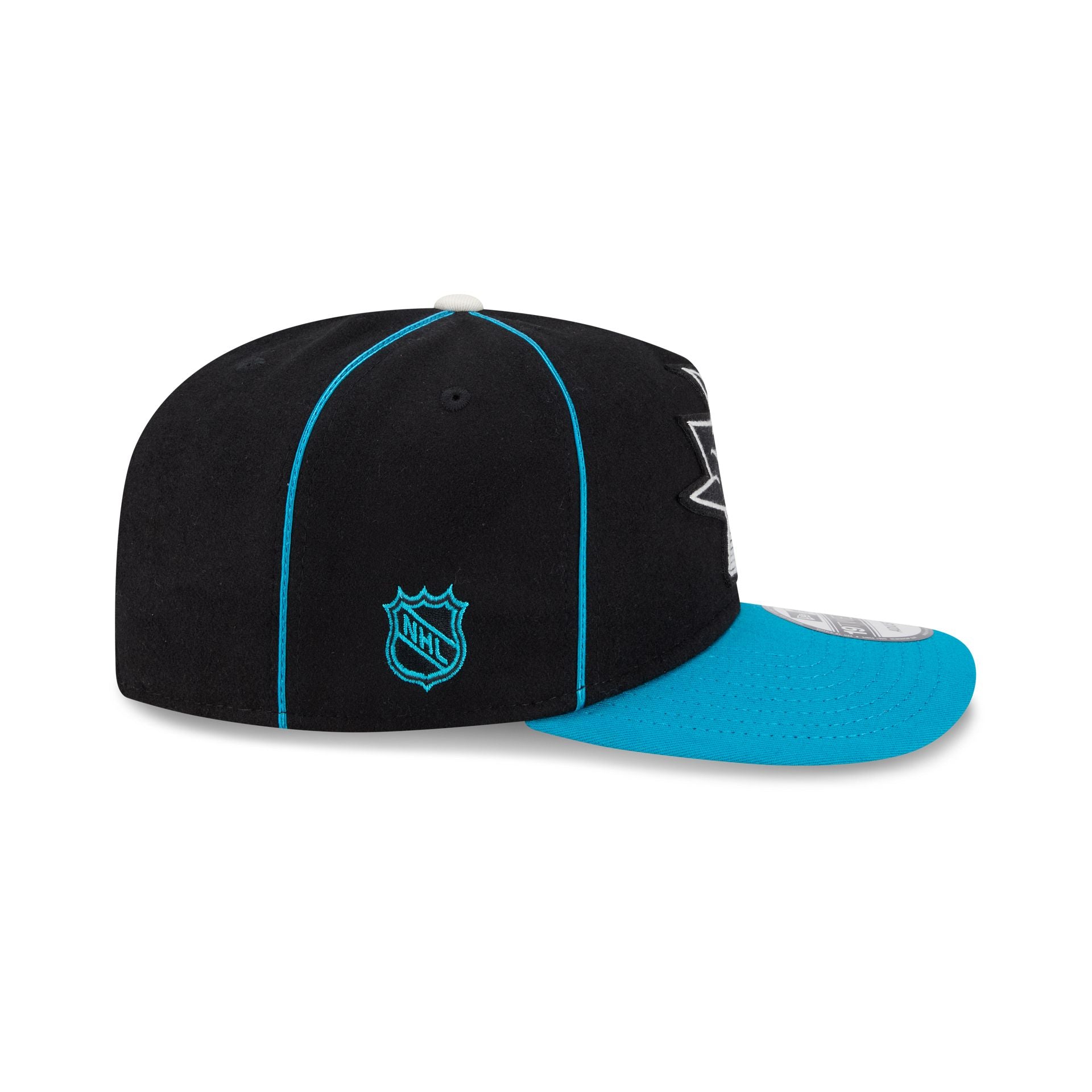 San Jose Sharks Felt Logo 19TWENTY Adjustable Hat - Image 4