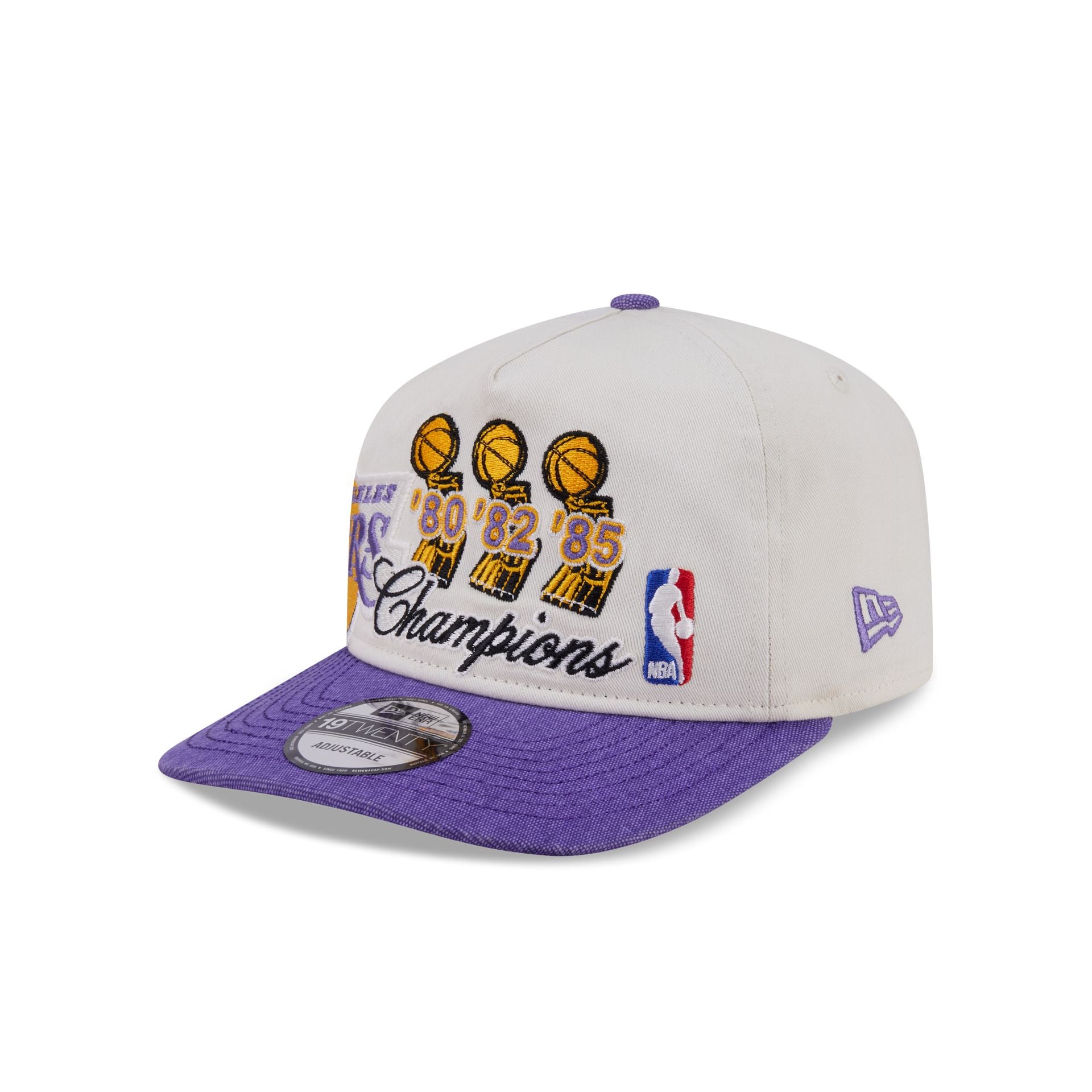 Los Angeles Lakers Hardwood Classics Past Glory 19TWENTY Adjustable Ha - Image 3