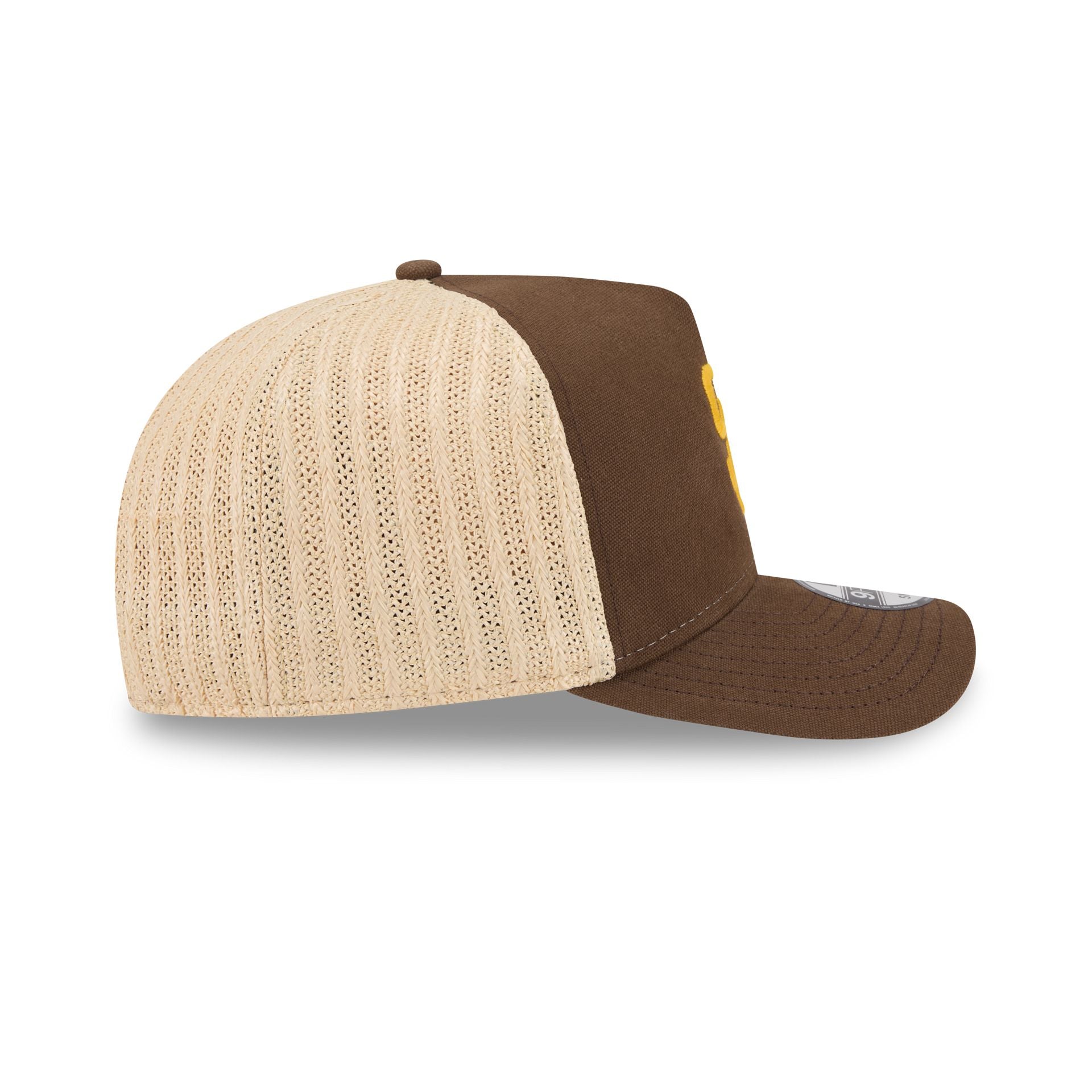 San Diego Padres Grained 9FIFTY A-Frame Snapback Hat - Image 5