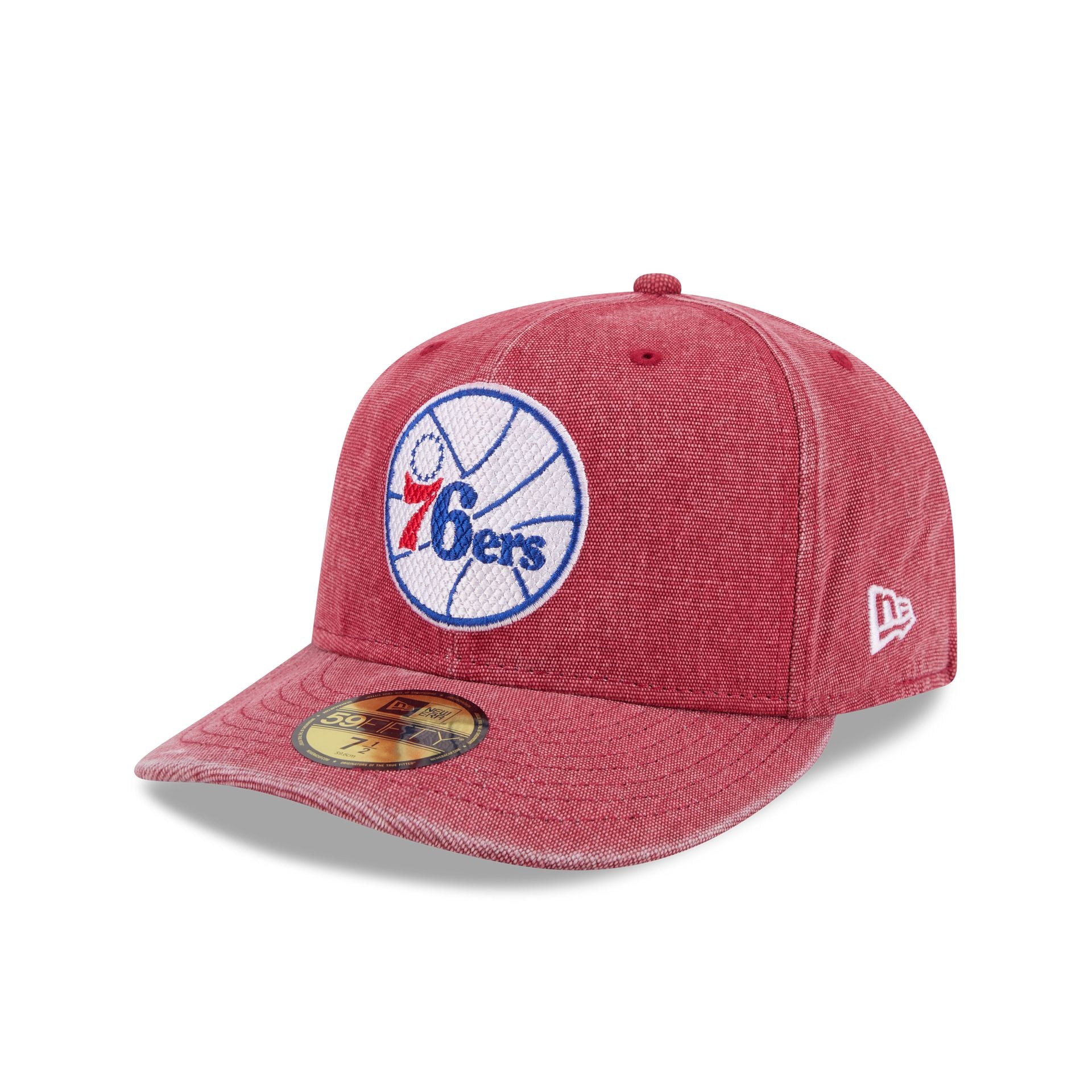 Philadelphia 76ers Hardwood Classics Diamond Stitch 59FIFTY Fitted Hat - Image 3