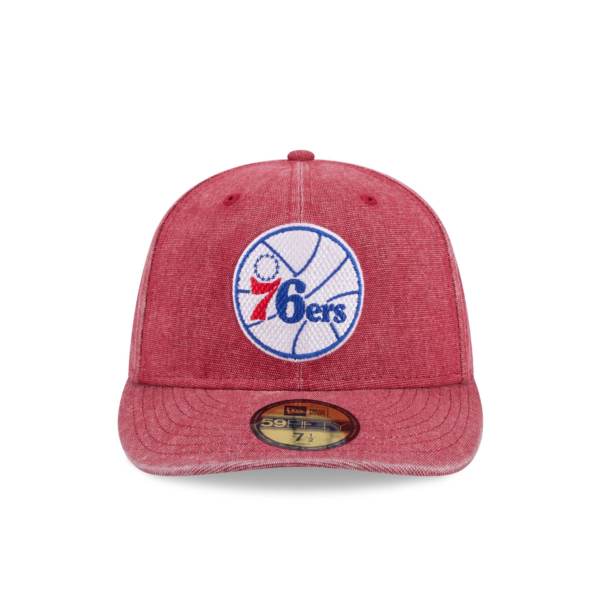Philadelphia 76ers Hardwood Classics Diamond Stitch 59FIFTY Fitted Hat - Image 2