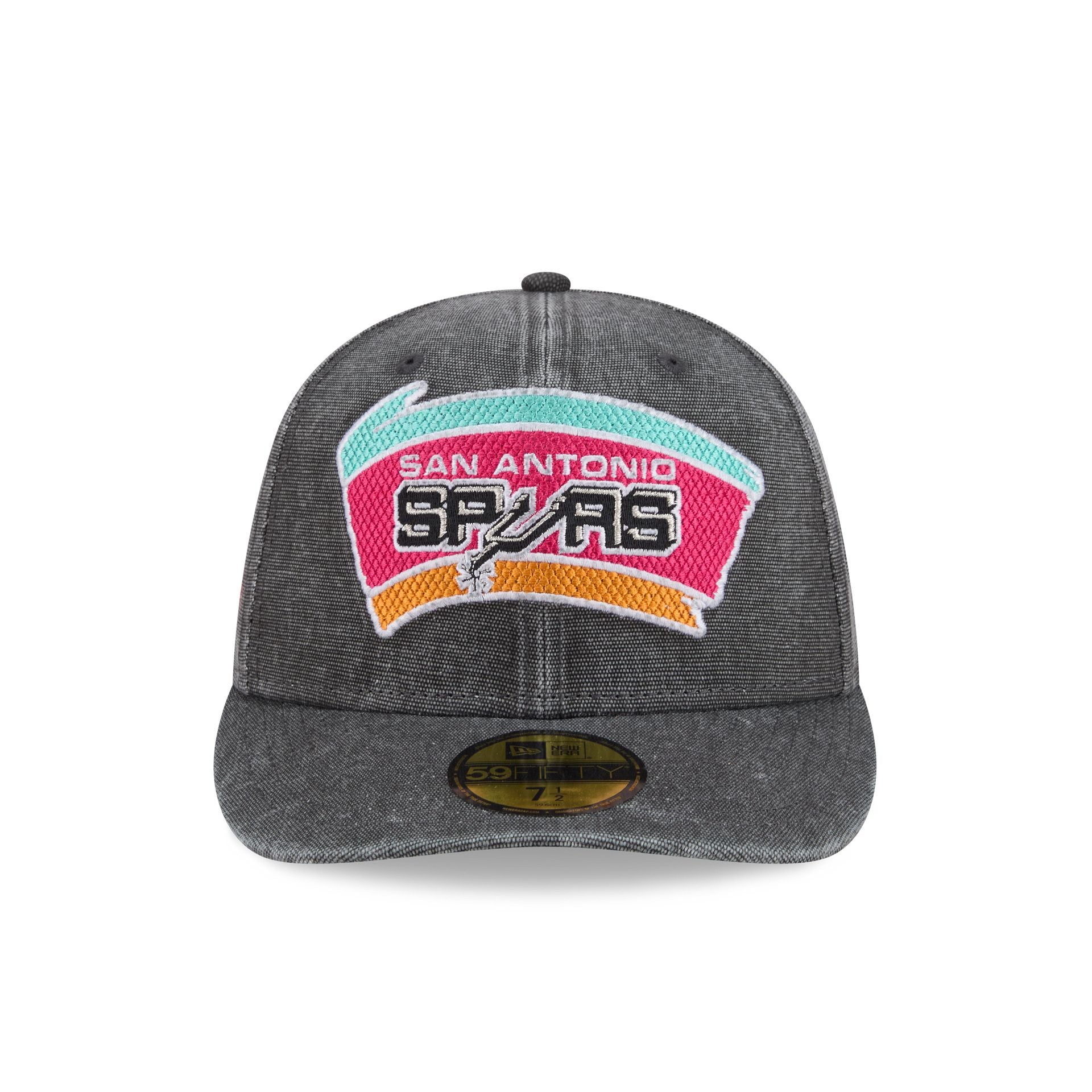 San Antonio Spurs Hardwood Classics Diamond Stitch 59FIFTY Fitted Hat - Image 2