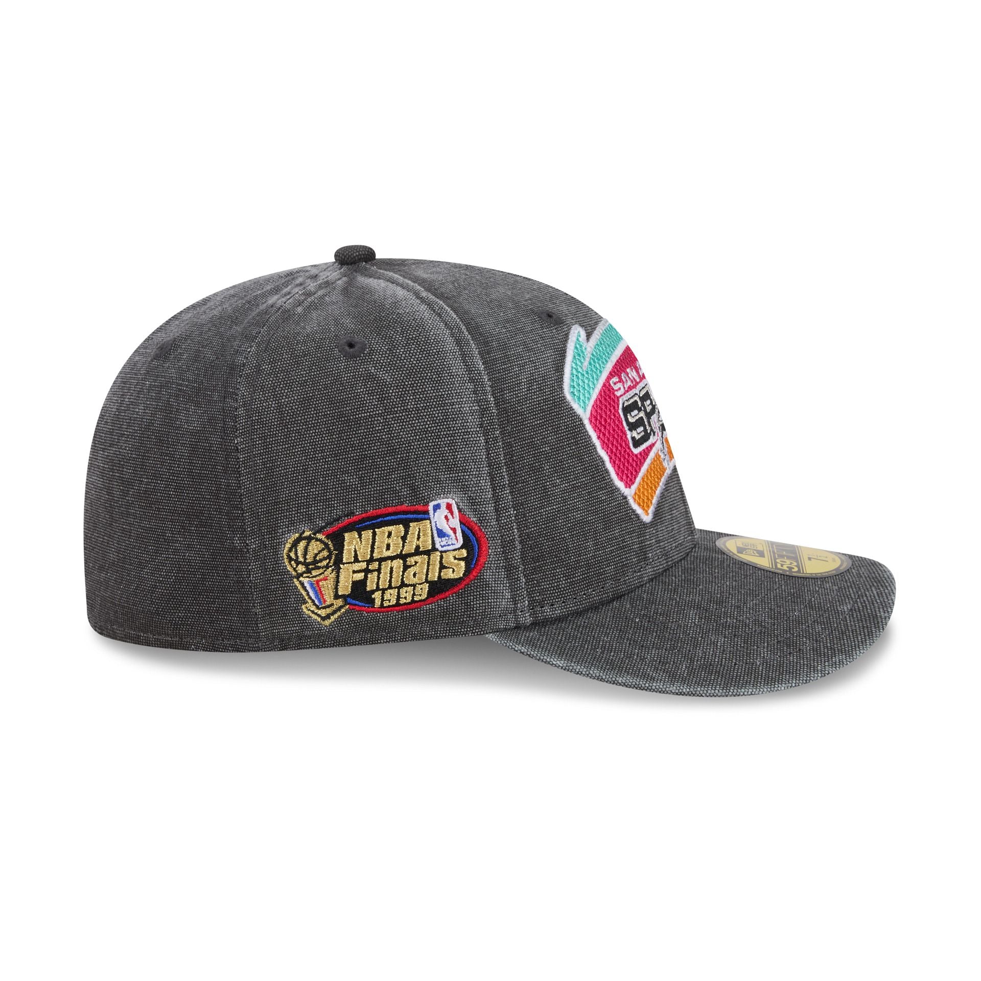 San Antonio Spurs Hardwood Classics Diamond Stitch 59FIFTY Fitted Hat - Image 4