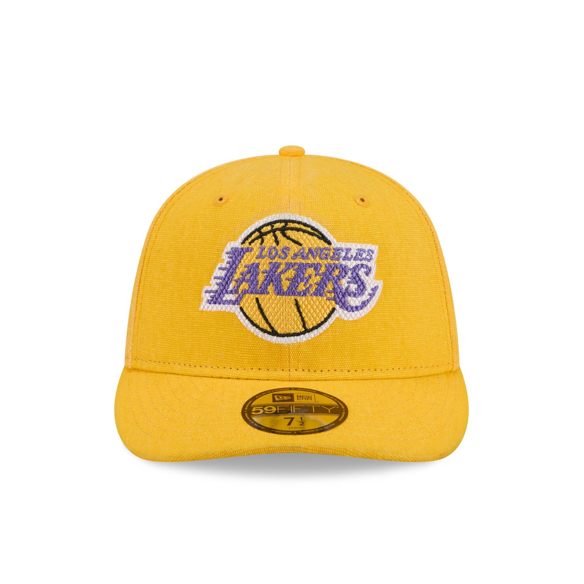Los Angeles Lakers Hardwood Classics Diamond Stitch Yellow 59FIFTY Fit - Image 2