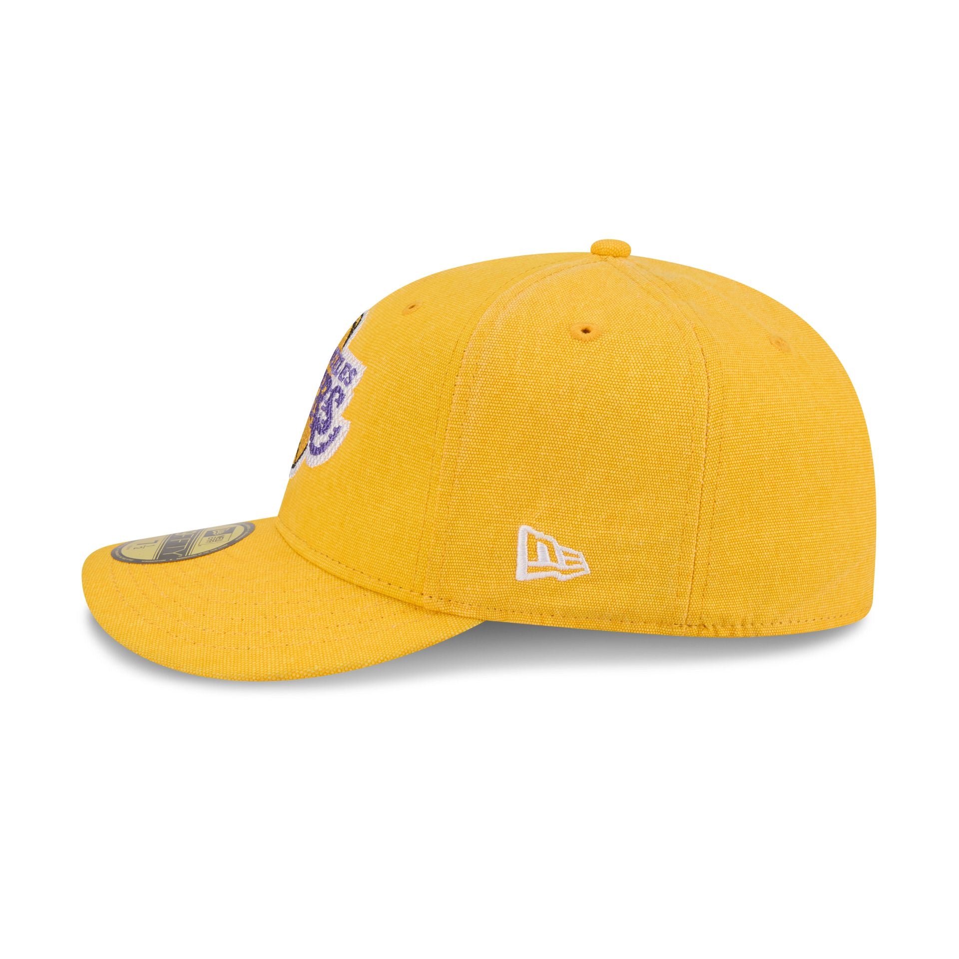 Los Angeles Lakers Hardwood Classics Diamond Stitch Yellow 59FIFTY Fit - Image 5