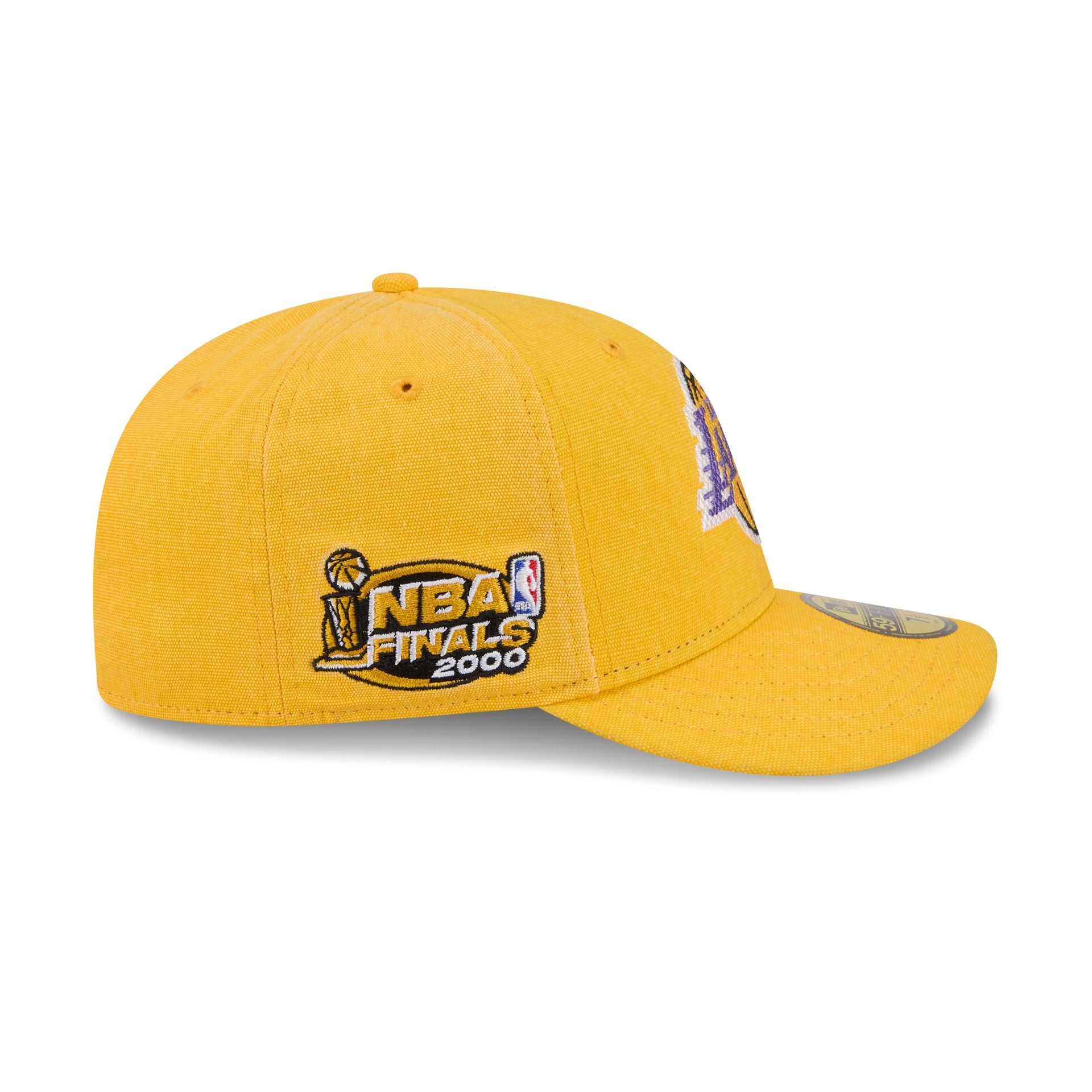 Los Angeles Lakers Hardwood Classics Diamond Stitch Yellow 59FIFTY Fit - Image 4