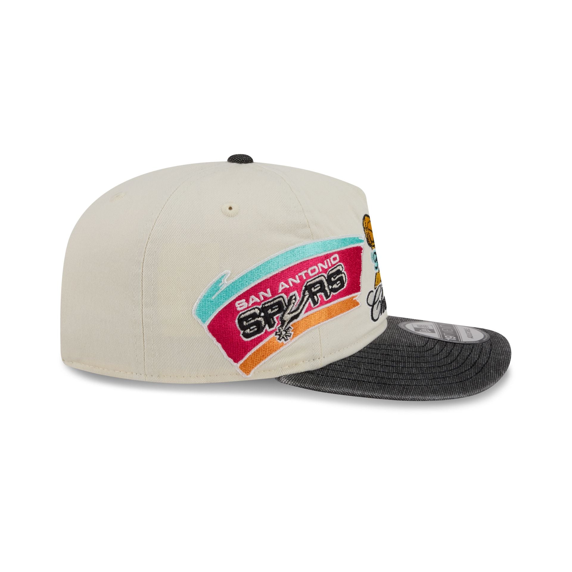 San Antonio Spurs Hardwood Classics Past Glory 19TWENTY Adjustable Hat - Image 4