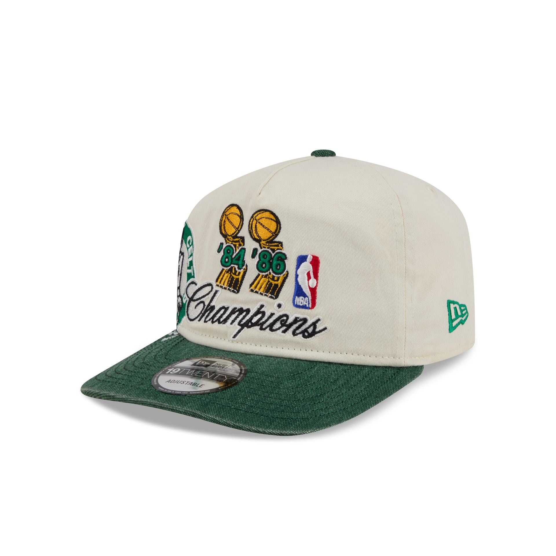 Boston Celtics Hardwood Classics Past Glory 19TWENTY Adjustable Hat - Image 3