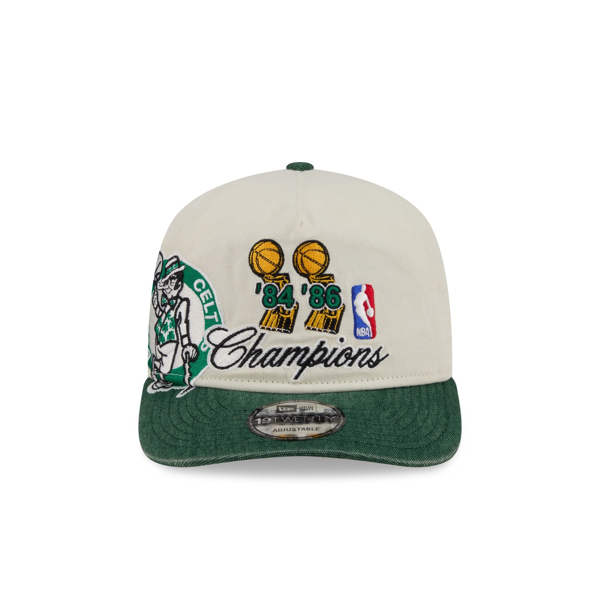 Boston Celtics Hardwood Classics Past Glory 19TWENTY Adjustable Hat - Image 2
