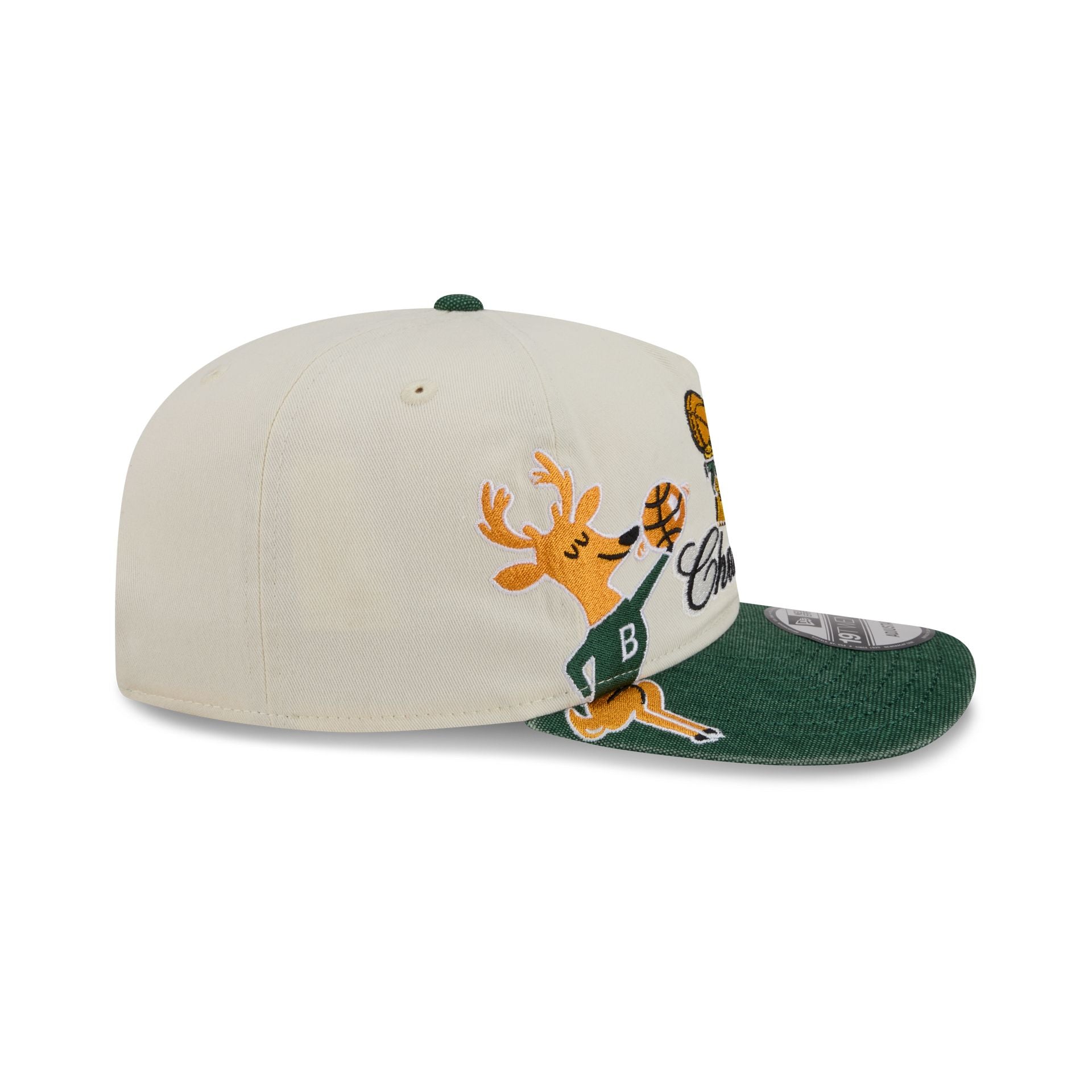 Milwaukee Bucks Hardwood Classics Past Glory 19TWENTY Adjustable Hat - Image 4