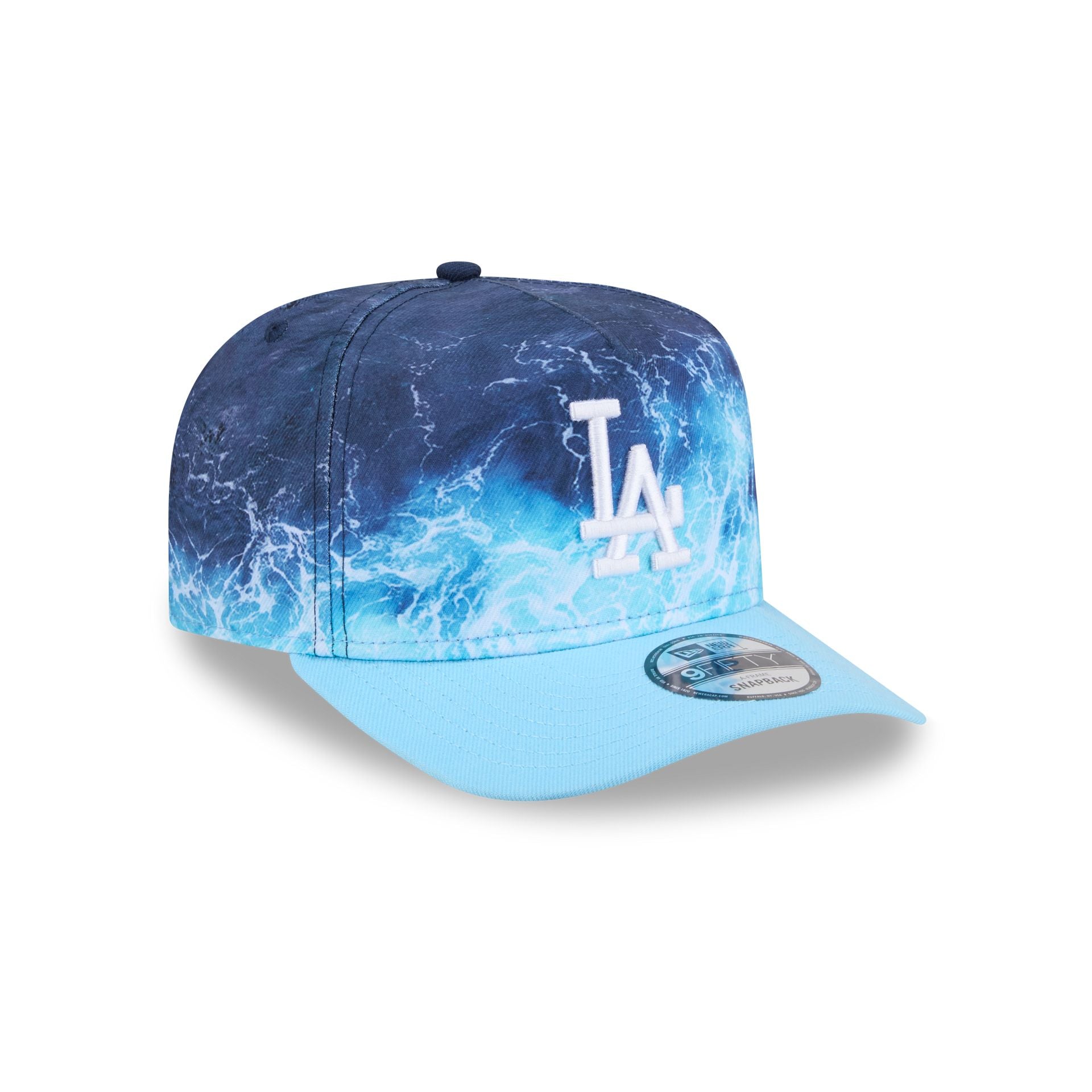 Los Angeles Dodgers Deep Water 9FIFTY A-Frame Snapback Hat - Image 3