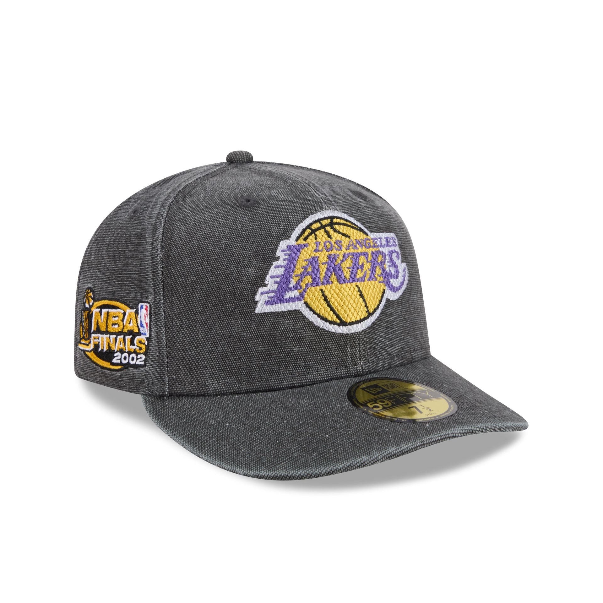 Los Angeles Lakers Hardwood Classics Diamond Stitch Black 59FIFTY Fitt