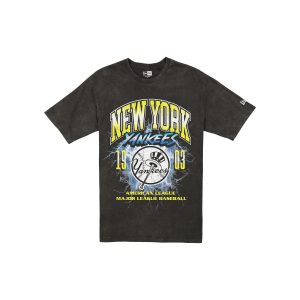 New York Yankees Lifestyle Graphics Storm Black T-Shirt