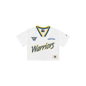 Golden State Warriors Sport Classics Women's Cropped White T-Shirt