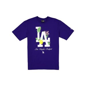 Los Angeles Dodgers Lifestyle Graphics Floral Embroidery T-Shirt